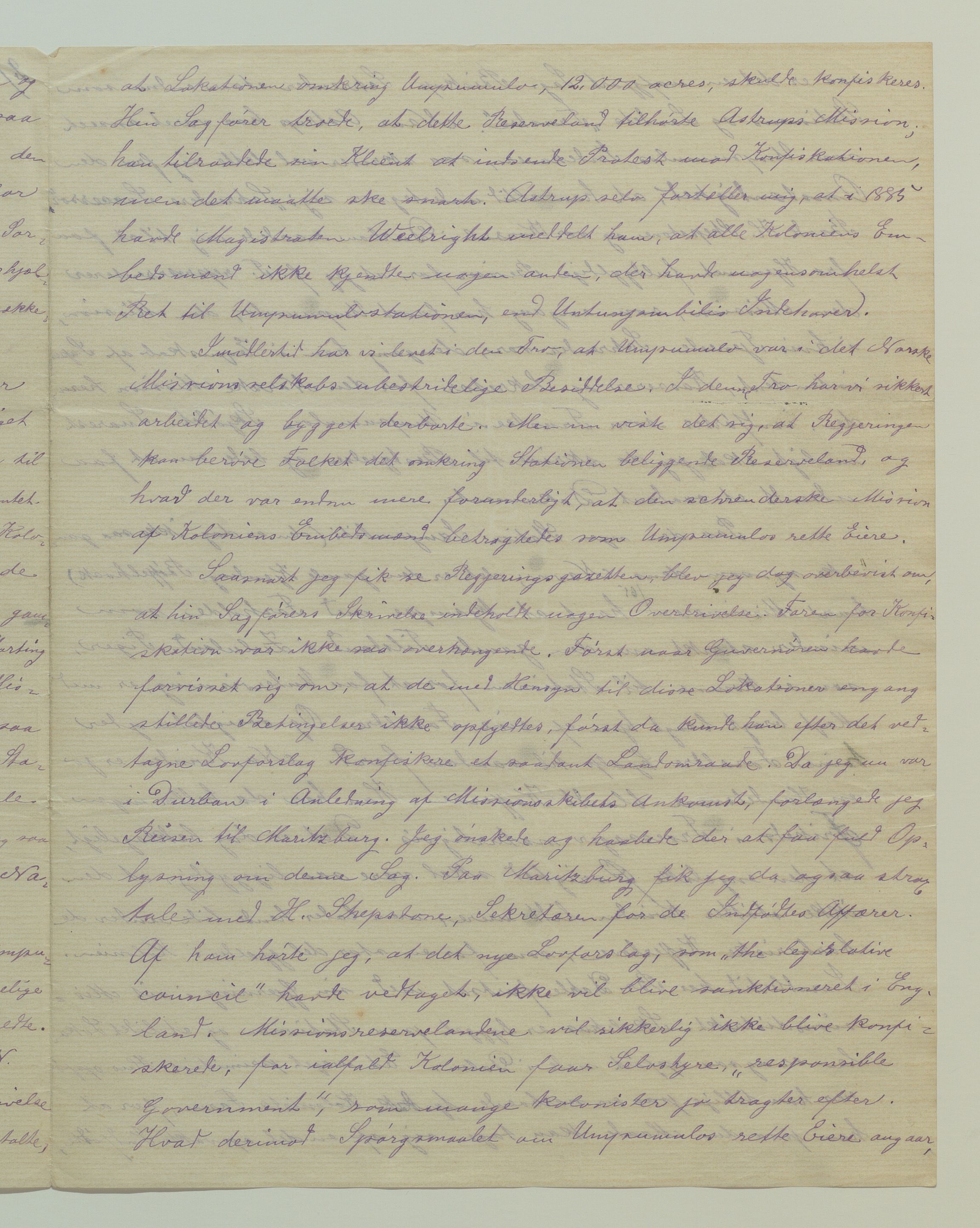 Det Norske Misjonsselskap - hovedadministrasjonen, VID/MA-A-1045/D/Da/Daa/L0037/0007: Konferansereferat og årsberetninger / Konferansereferat fra Sør-Afrika., 1888