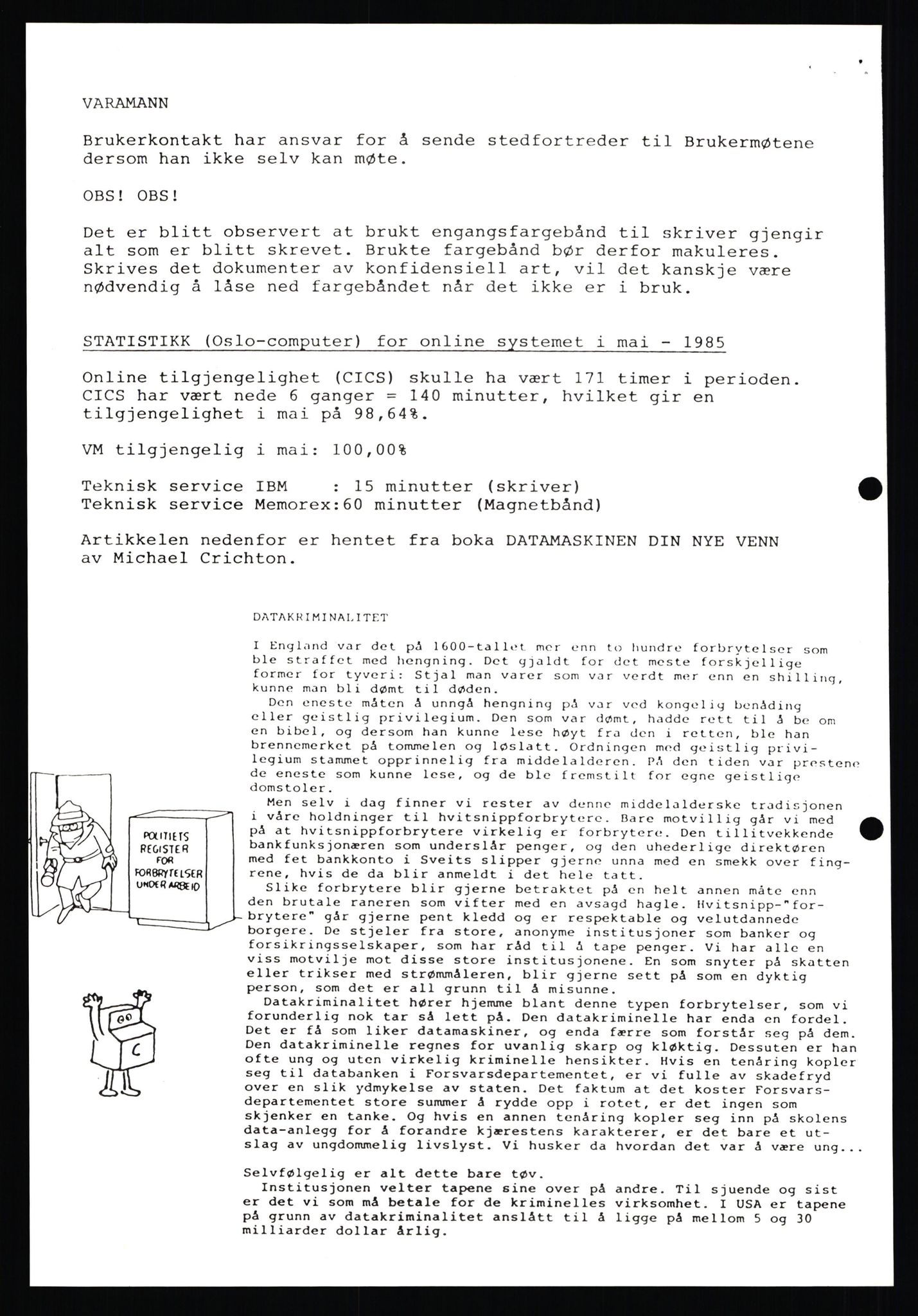 Pa 0982 - Esso Norge A/S, AV/SAST-A-100448/X/Xd/L0002: Esso Extra Nytt. Ukenytt, 1981-1986