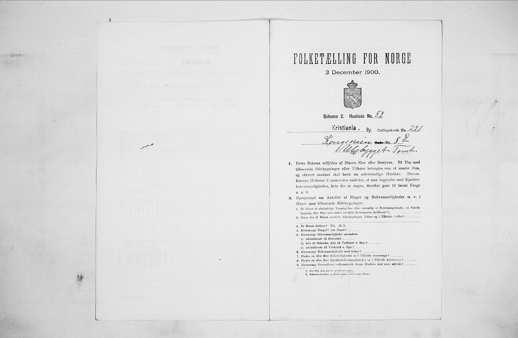 SAO, 1900 census for Kristiania, 1900, p. 48892