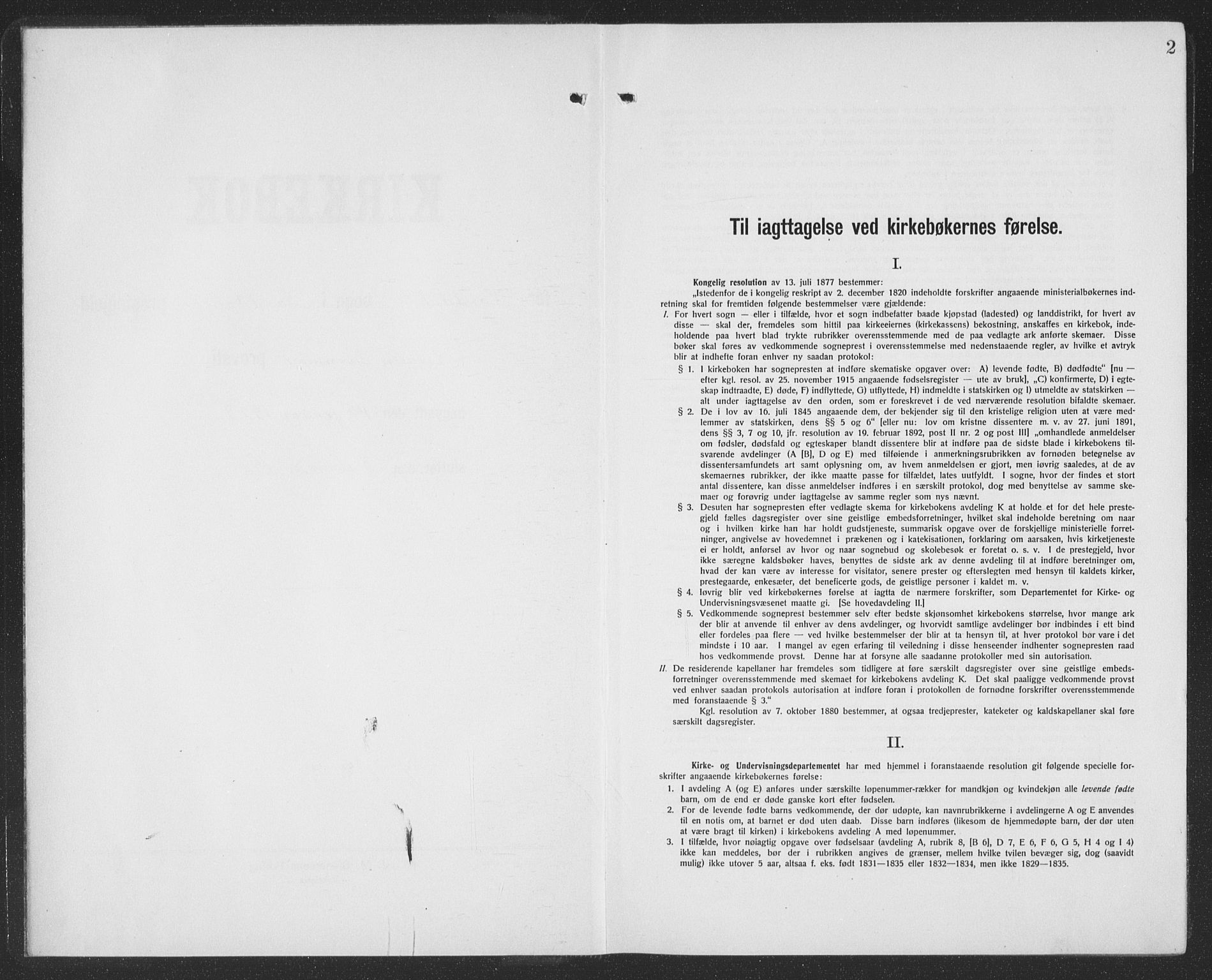 Ministerialprotokoller, klokkerbøker og fødselsregistre - Møre og Romsdal, SAT/A-1454/519/L0266: Parish register (copy) no. 519C07, 1921-1939, p. 2