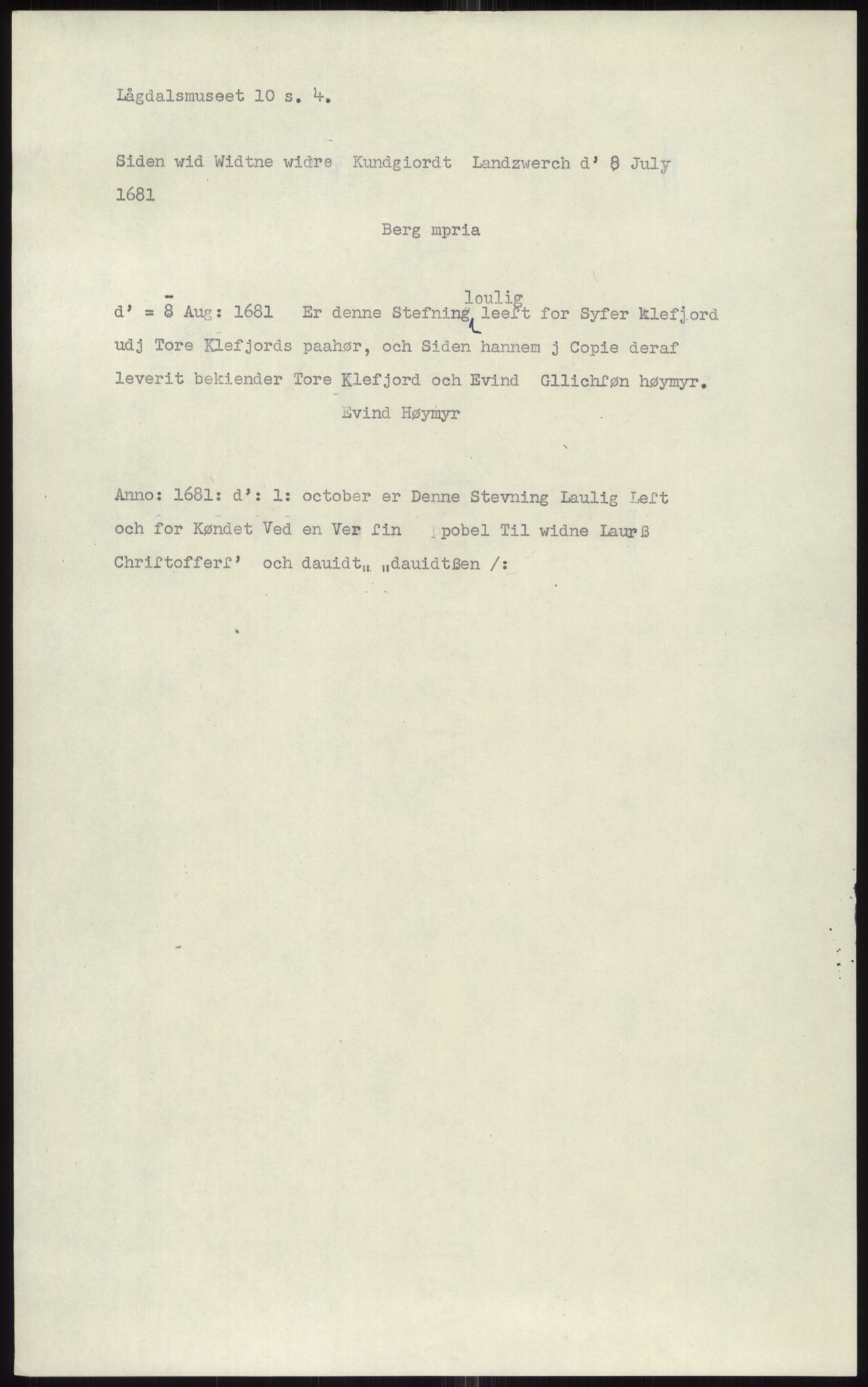 Samlinger til kildeutgivelse, Diplomavskriftsamlingen, AV/RA-EA-4053/H/Ha, p. 1131