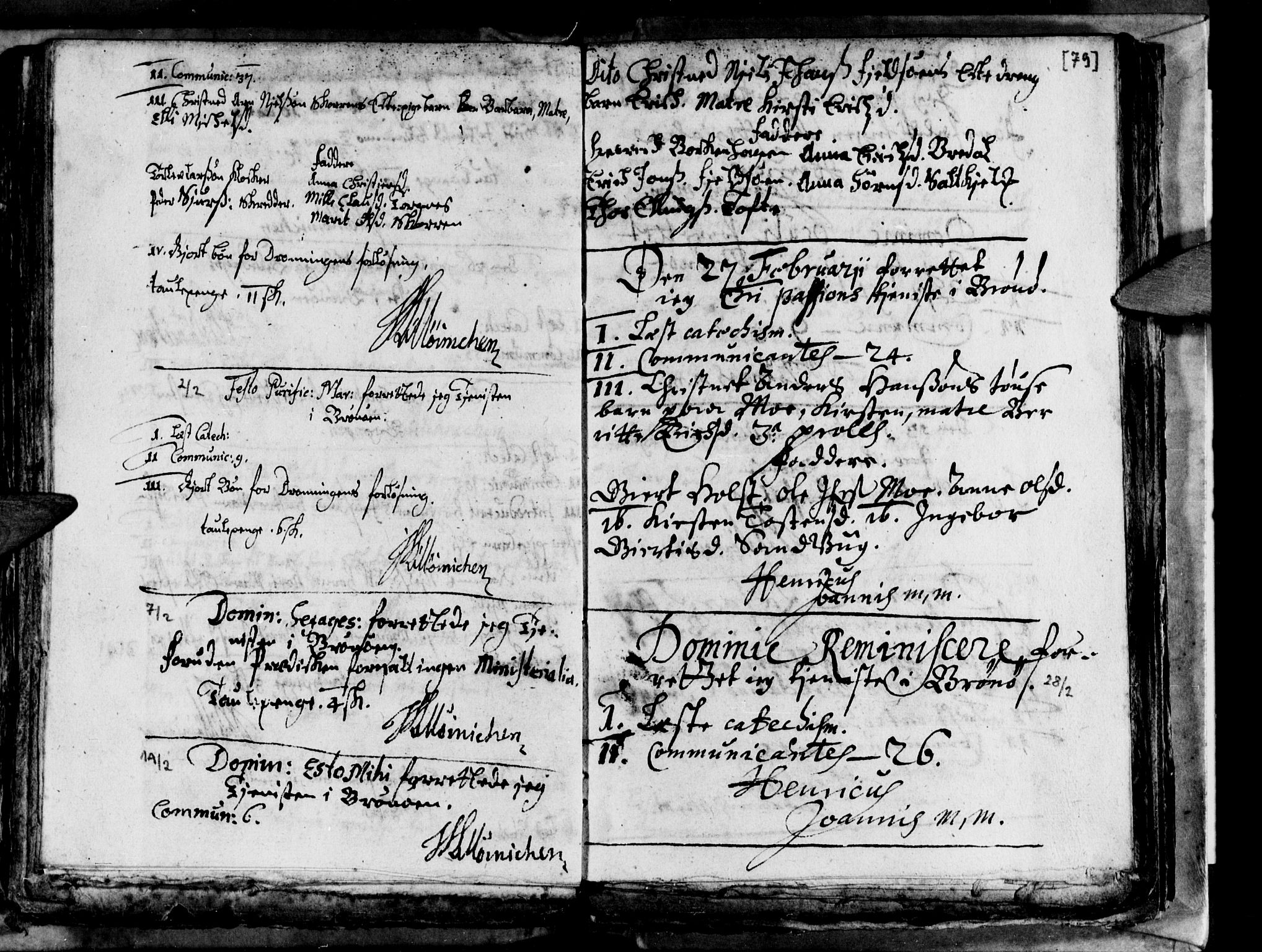 Ministerialprotokoller, klokkerbøker og fødselsregistre - Nordland, SAT/A-1459/813/L0191: Parish register (official) no. 813A01, 1669-1677, p. 79