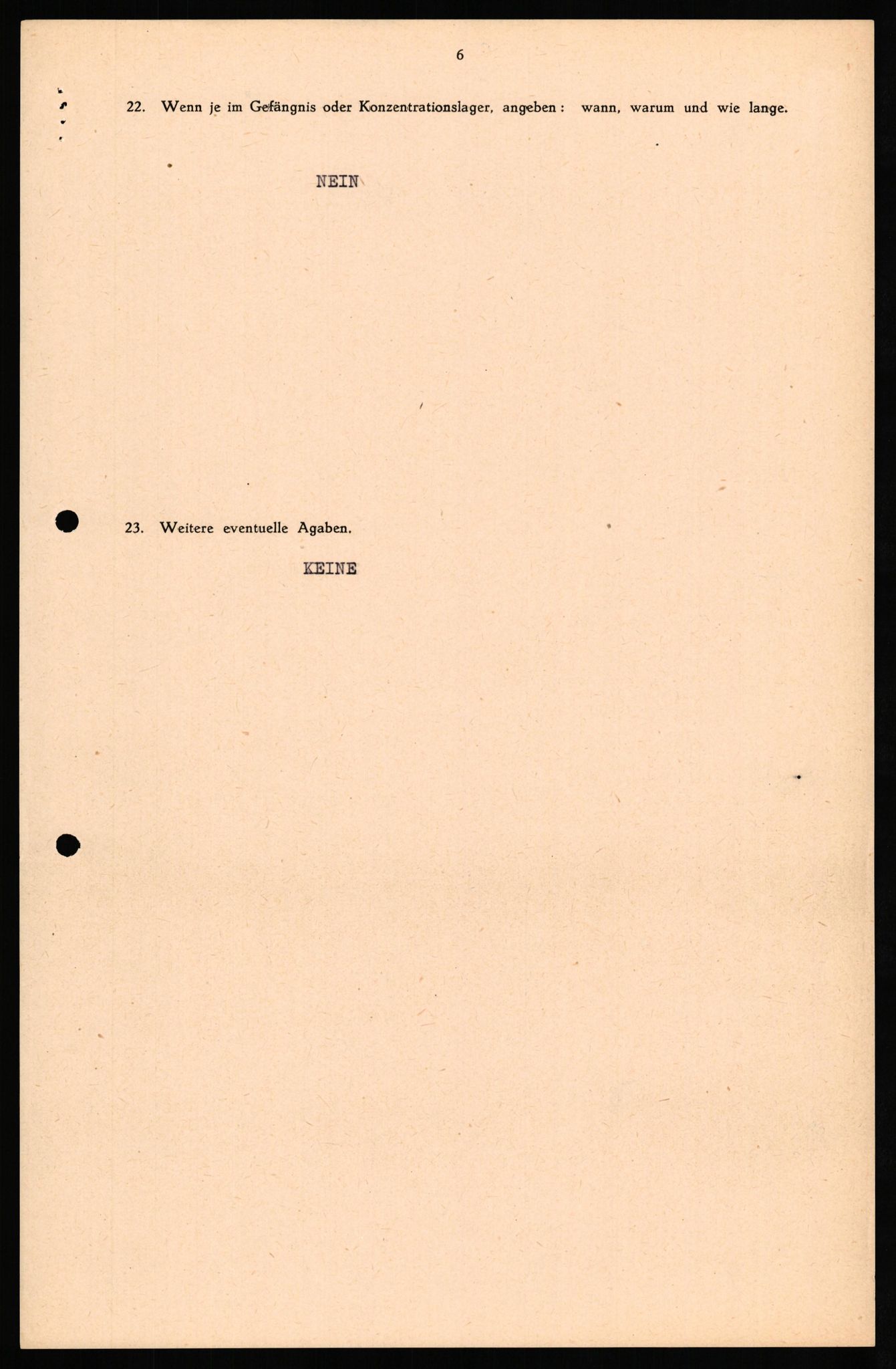 Forsvaret, Forsvarets overkommando II, AV/RA-RAFA-3915/D/Db/L0030: CI Questionaires. Tyske okkupasjonsstyrker i Norge. Tyskere., 1945-1946, p. 151