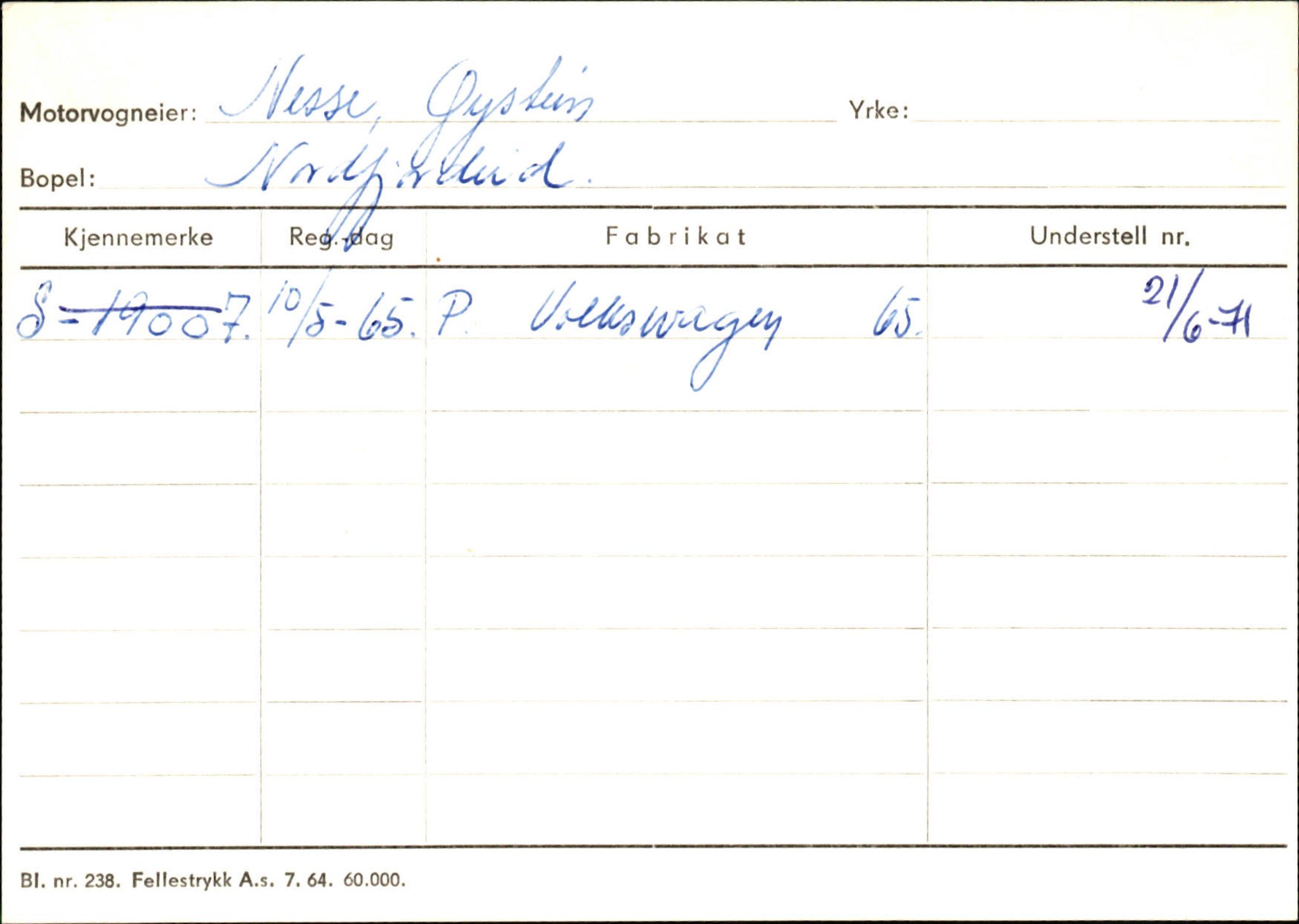 Statens vegvesen, Sogn og Fjordane vegkontor, SAB/A-5301/4/F/L0129: Eigarregistrer Eid A-S, 1945-1975, p. 1897