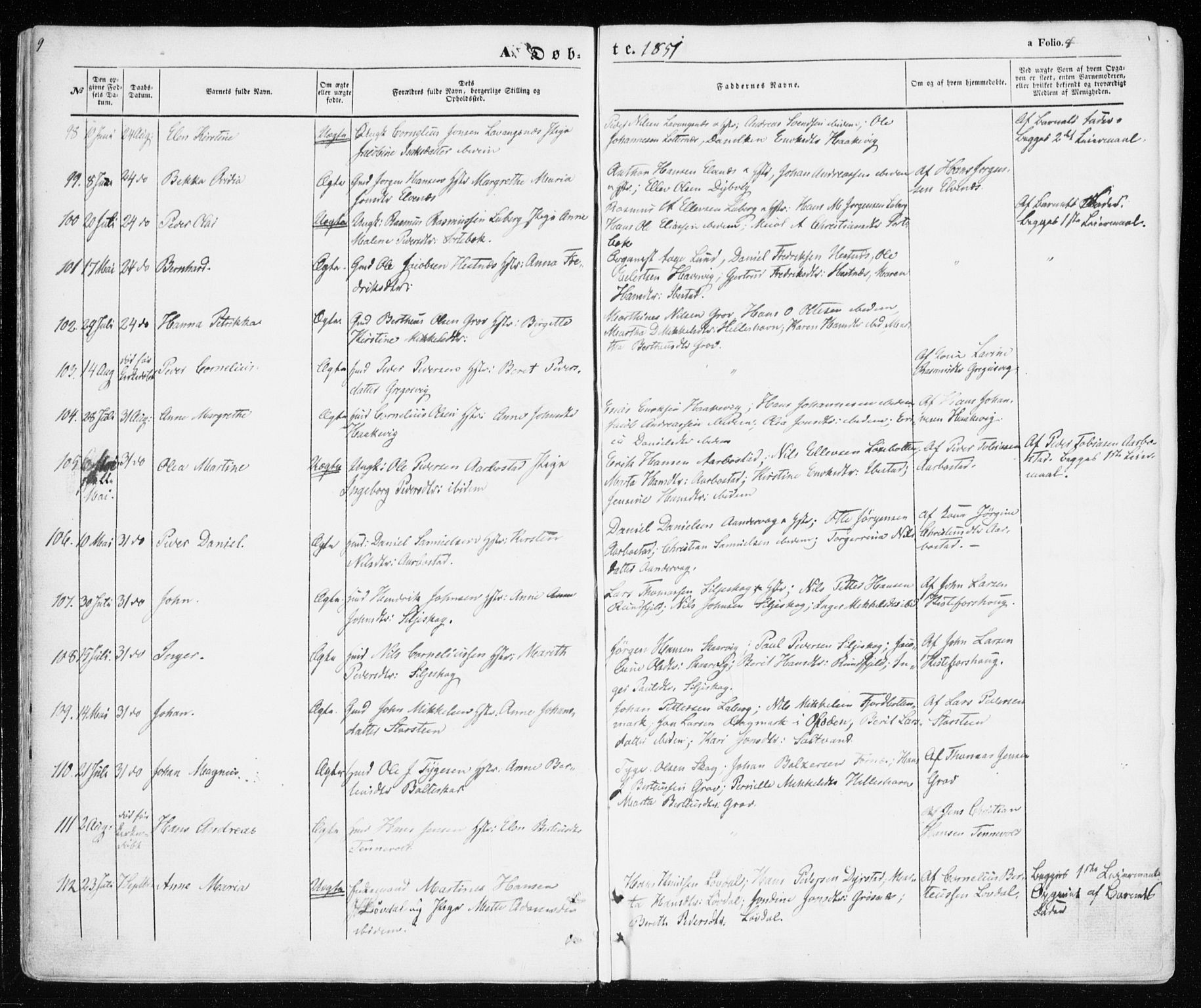 Ibestad sokneprestembete, AV/SATØ-S-0077/H/Ha/Haa/L0008kirke: Parish register (official) no. 8, 1850-1859, p. 8