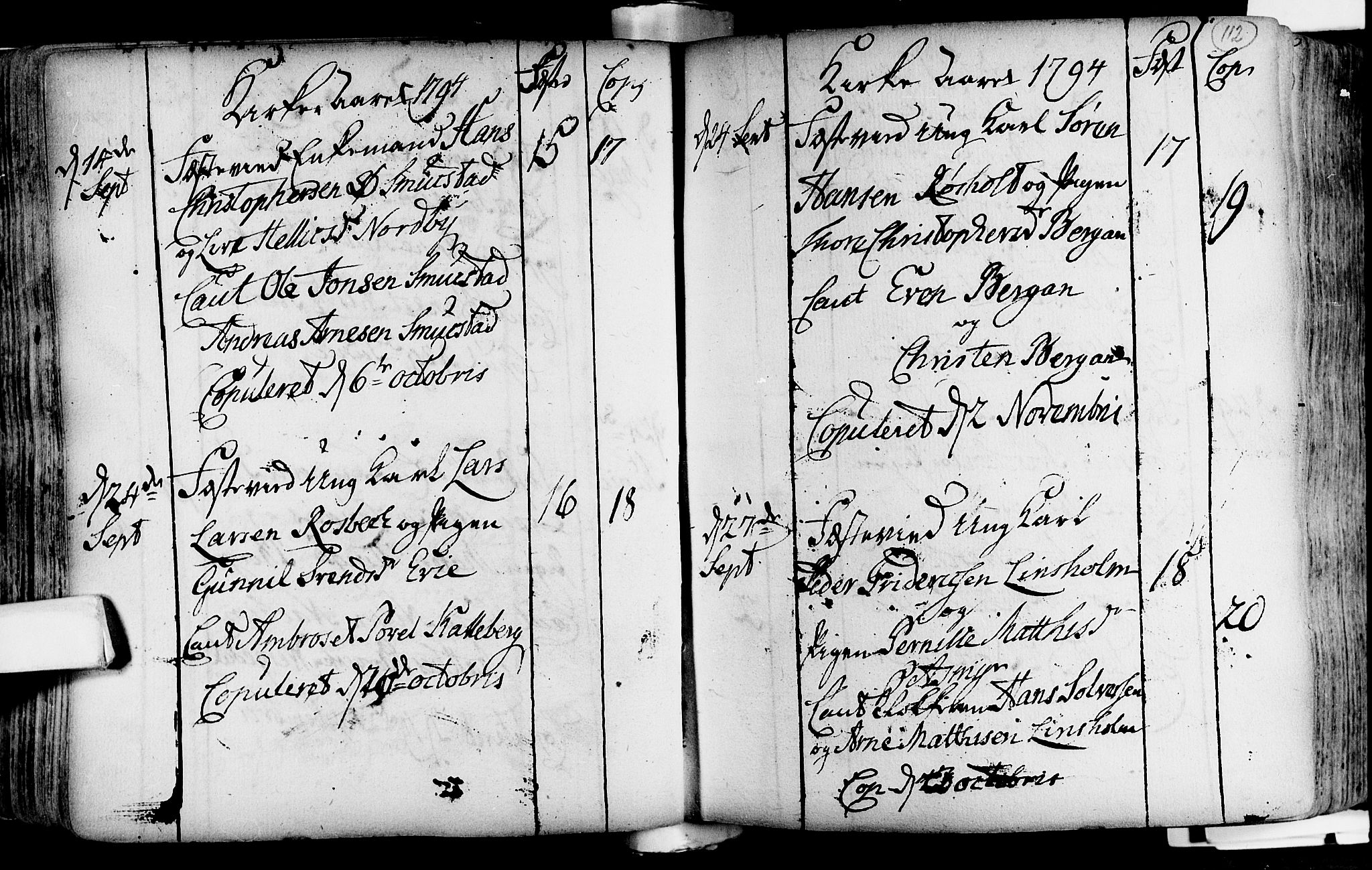 Lardal kirkebøker, AV/SAKO-A-350/F/Fa/L0004: Parish register (official) no. i 4, 1733-1815, p. 112