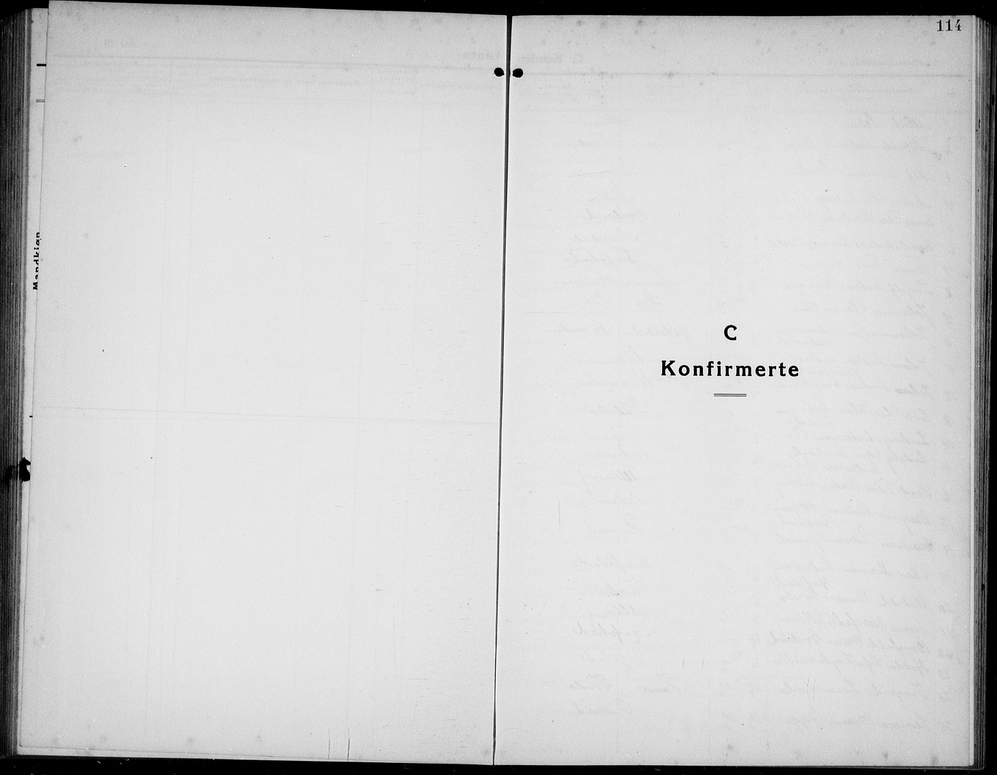 Førde sokneprestembete, AV/SAB-A-79901/H/Hab/Haba/L0004: Parish register (copy) no. A 4, 1924-1941, p. 114