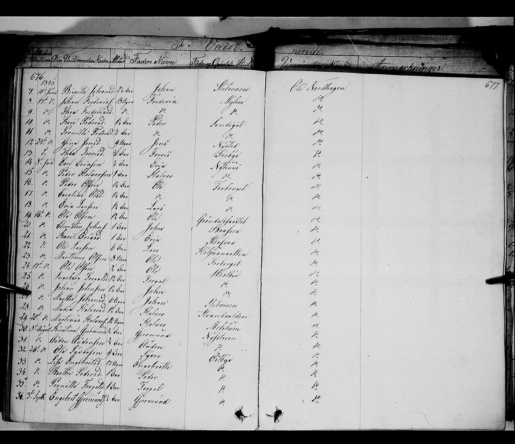 Trysil prestekontor, AV/SAH-PREST-046/H/Ha/Haa/L0004: Parish register (official) no. 4 /1, 1842-1850, p. 676-677