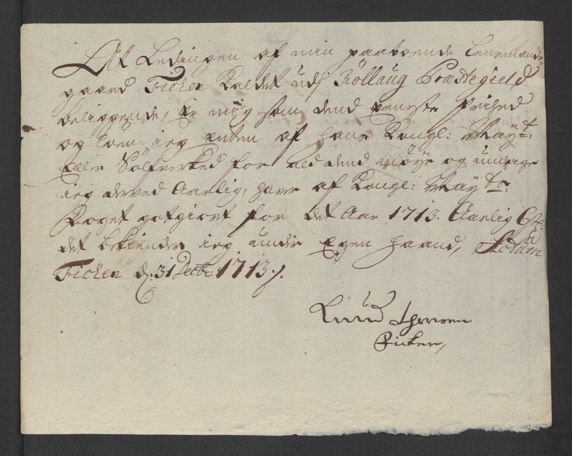 Rentekammeret inntil 1814, Reviderte regnskaper, Fogderegnskap, AV/RA-EA-4092/R24/L1588: Fogderegnskap Numedal og Sandsvær, 1713, p. 319