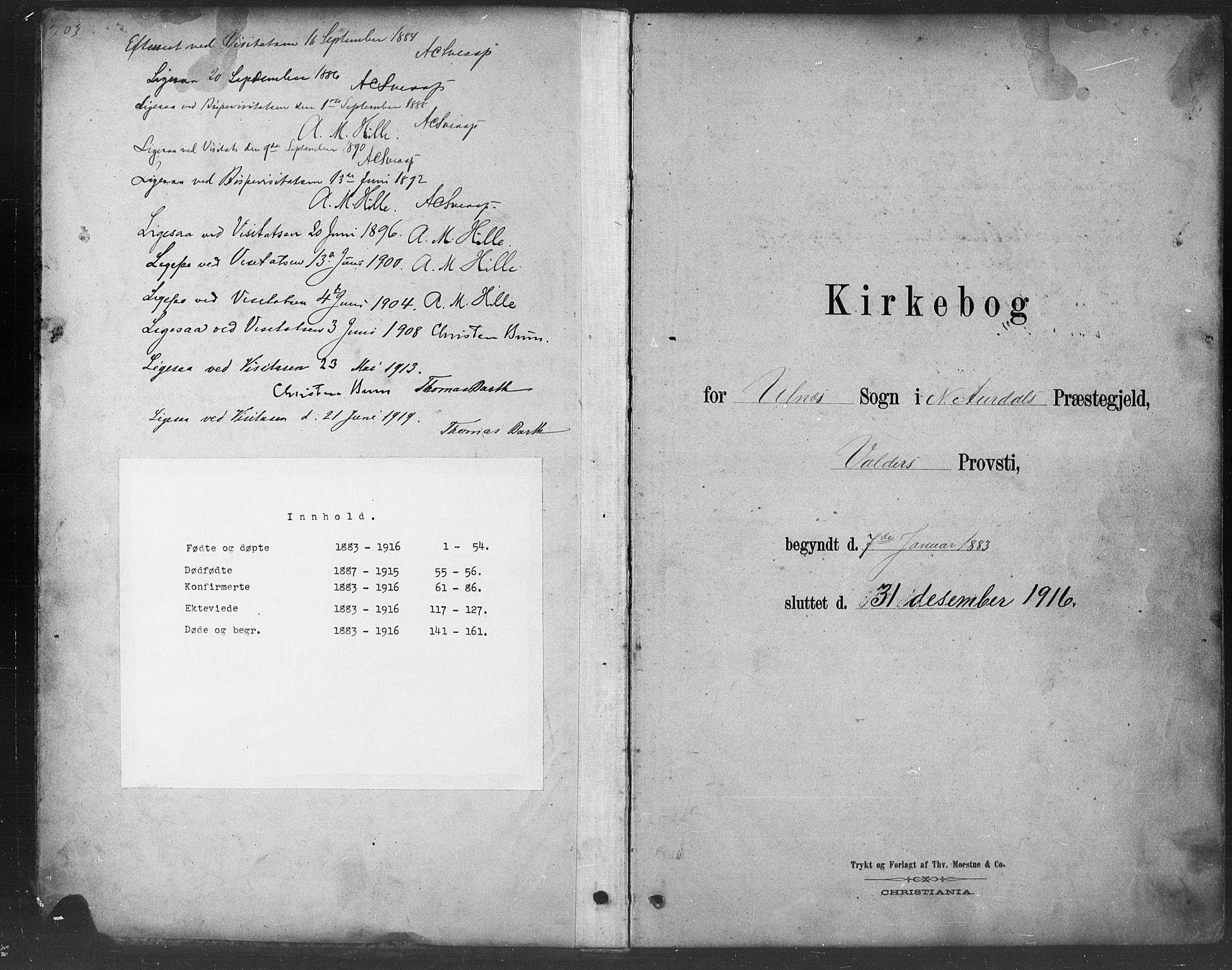 Nord-Aurdal prestekontor, AV/SAH-PREST-132/H/Ha/Hab/L0008: Parish register (copy) no. 8, 1883-1916