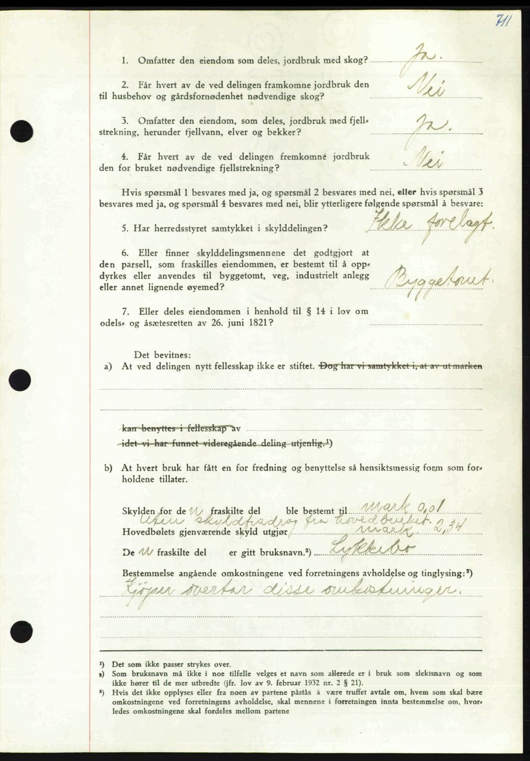 Nordmøre sorenskriveri, AV/SAT-A-4132/1/2/2Ca: Mortgage book no. A114, 1950-1950, Diary no: : 1064/1950