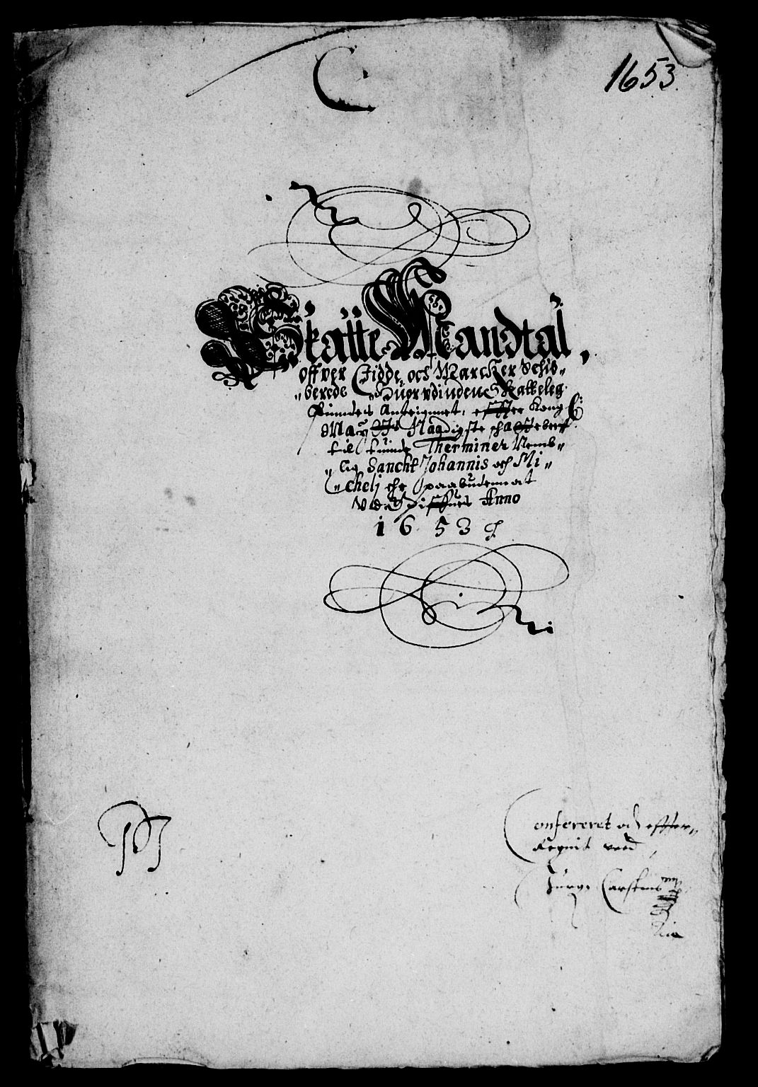 Rentekammeret inntil 1814, Reviderte regnskaper, Lensregnskaper, RA/EA-5023/R/Rb/Rbb/L0006: Idd og Marker len, 1650-1656