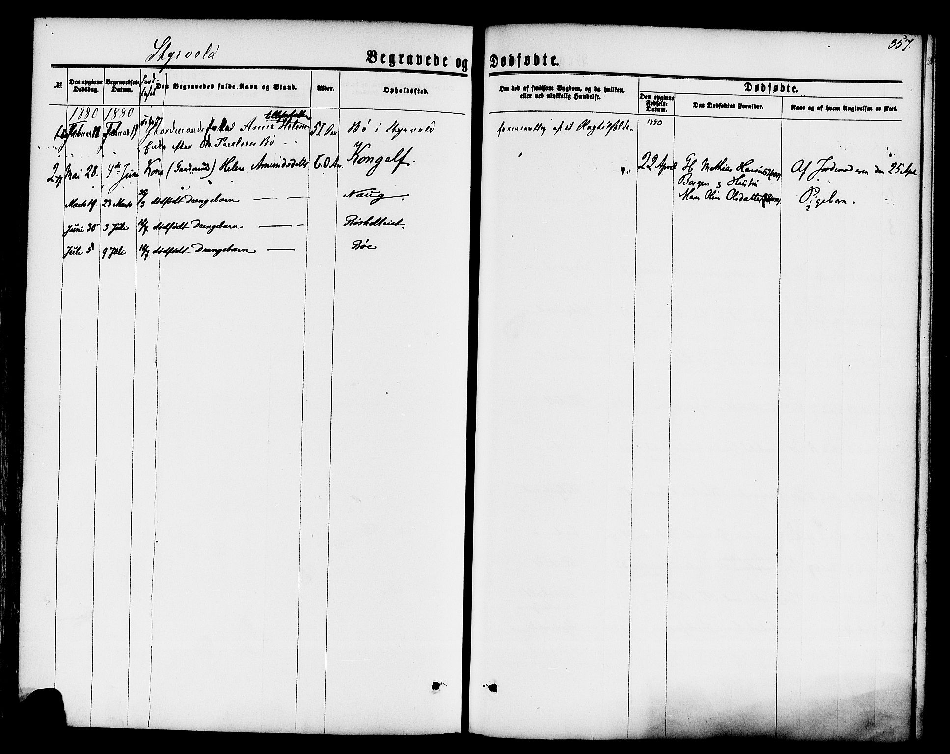 Lardal kirkebøker, AV/SAKO-A-350/F/Fa/L0007: Parish register (official) no. I 7, 1861-1880, p. 357