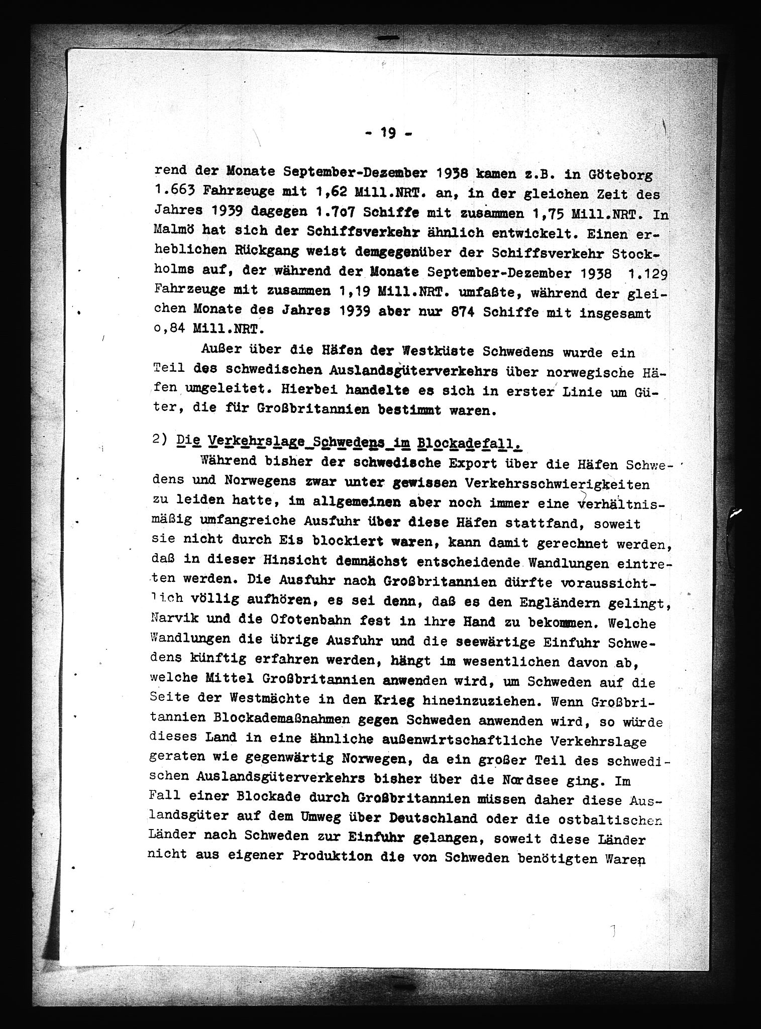 Documents Section, AV/RA-RAFA-2200/V/L0090: Amerikansk mikrofilm "Captured German Documents".
Box No. 952.  FKA jnr. 59/1955., 1940, p. 25