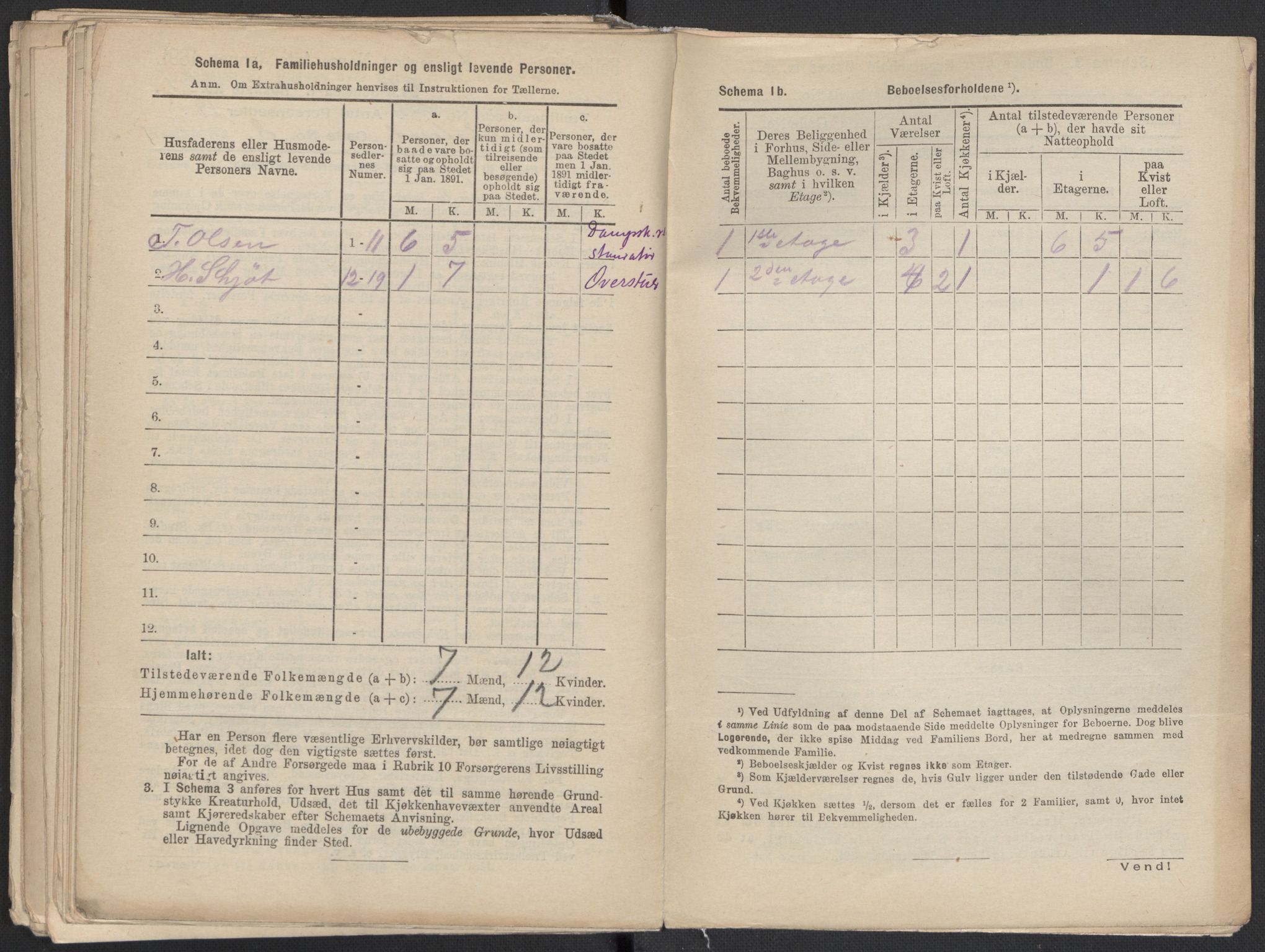 RA, 1891 Census for 1301 Bergen, 1891, p. 4550