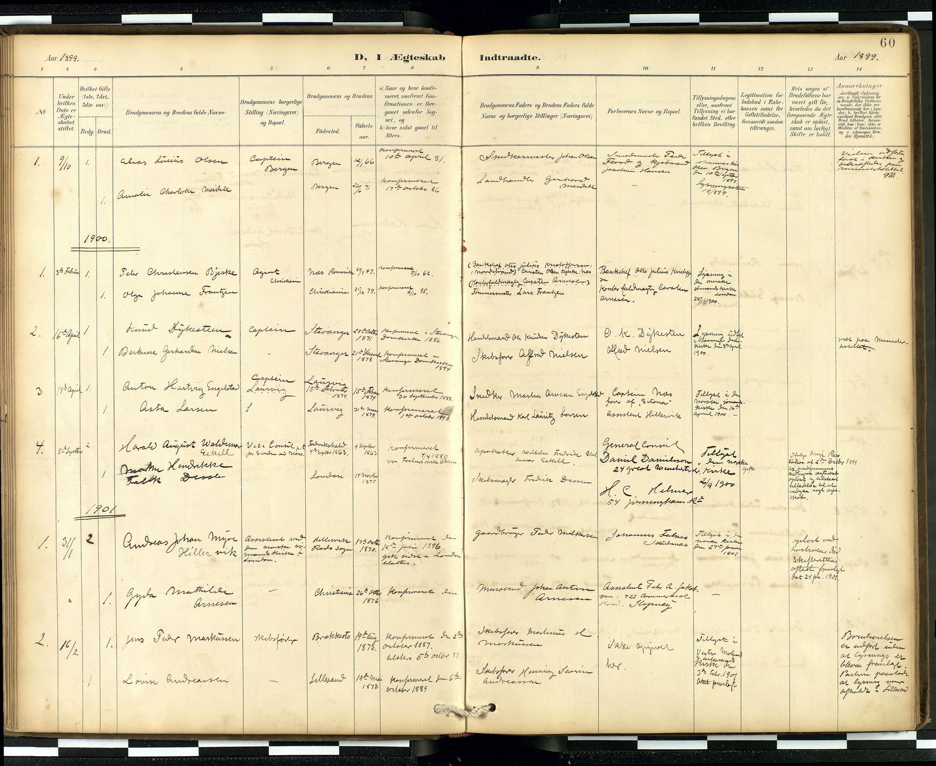  Den norske sjømannsmisjon i utlandet/London m/bistasjoner, SAB/SAB/PA-0103/H/Ha/L0002: Parish register (official) no. A 2, 1887-1903, p. 59b-60a