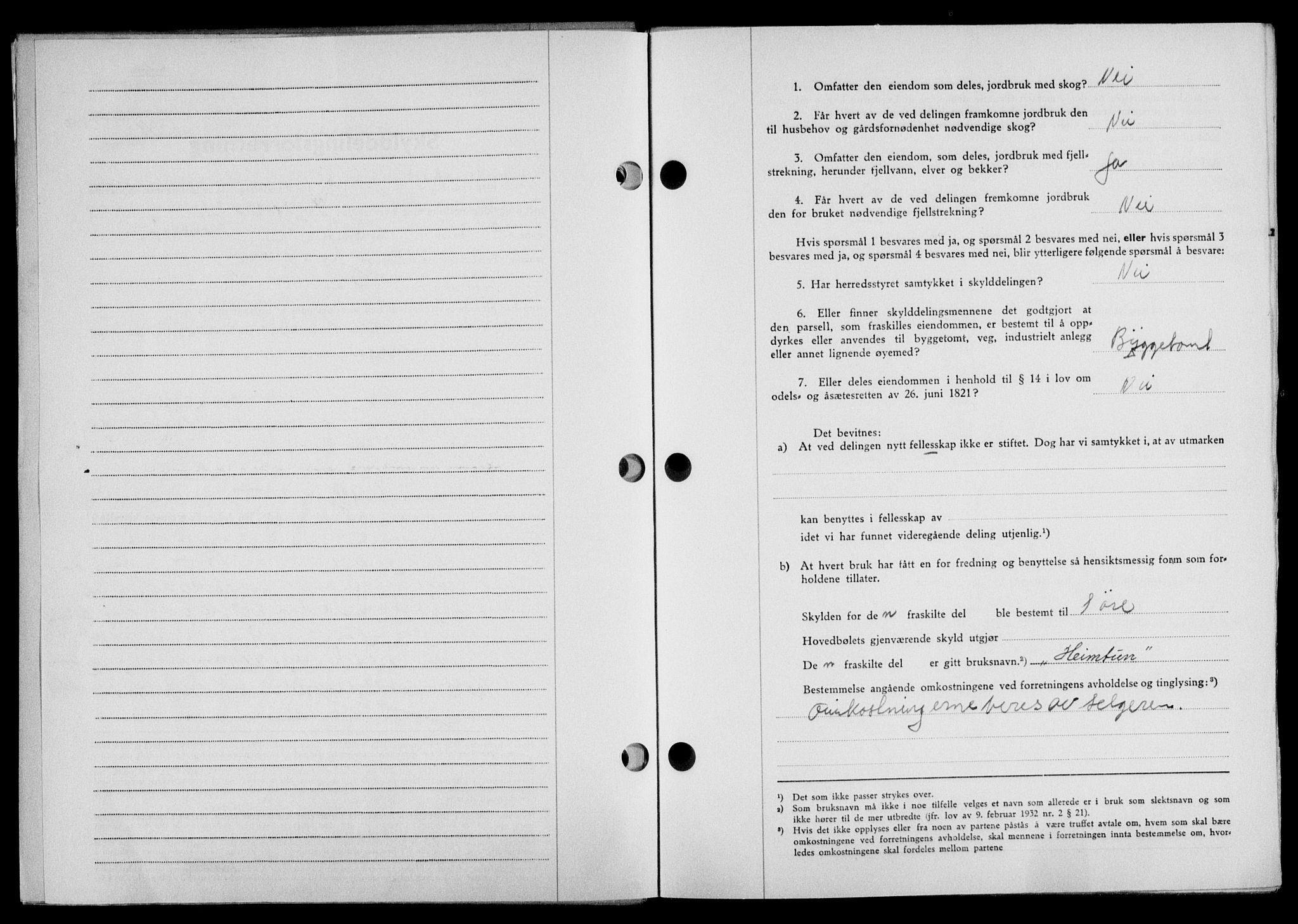 Lofoten sorenskriveri, SAT/A-0017/1/2/2C/L0024a: Mortgage book no. 24a, 1950-1950, Diary no: : 2277/1950