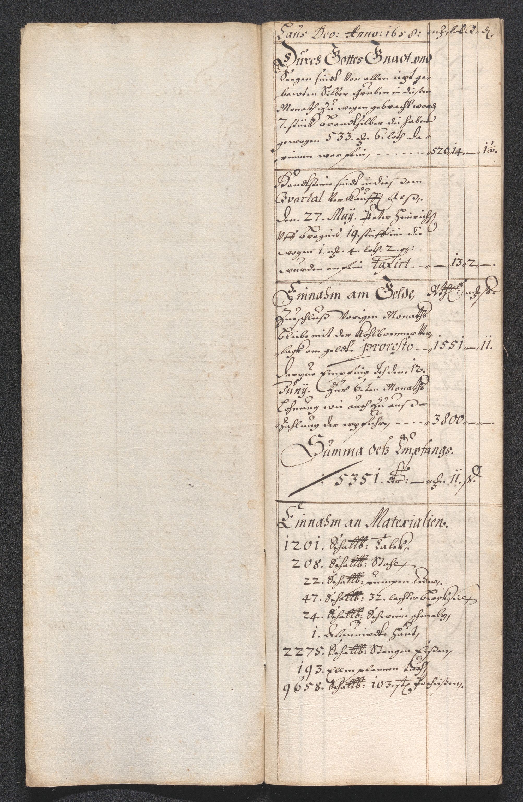 Kongsberg Sølvverk 1623-1816, SAKO/EA-3135/001/D/Dc/Dcd/L0033: Utgiftsregnskap for gruver m.m. , 1658, p. 280