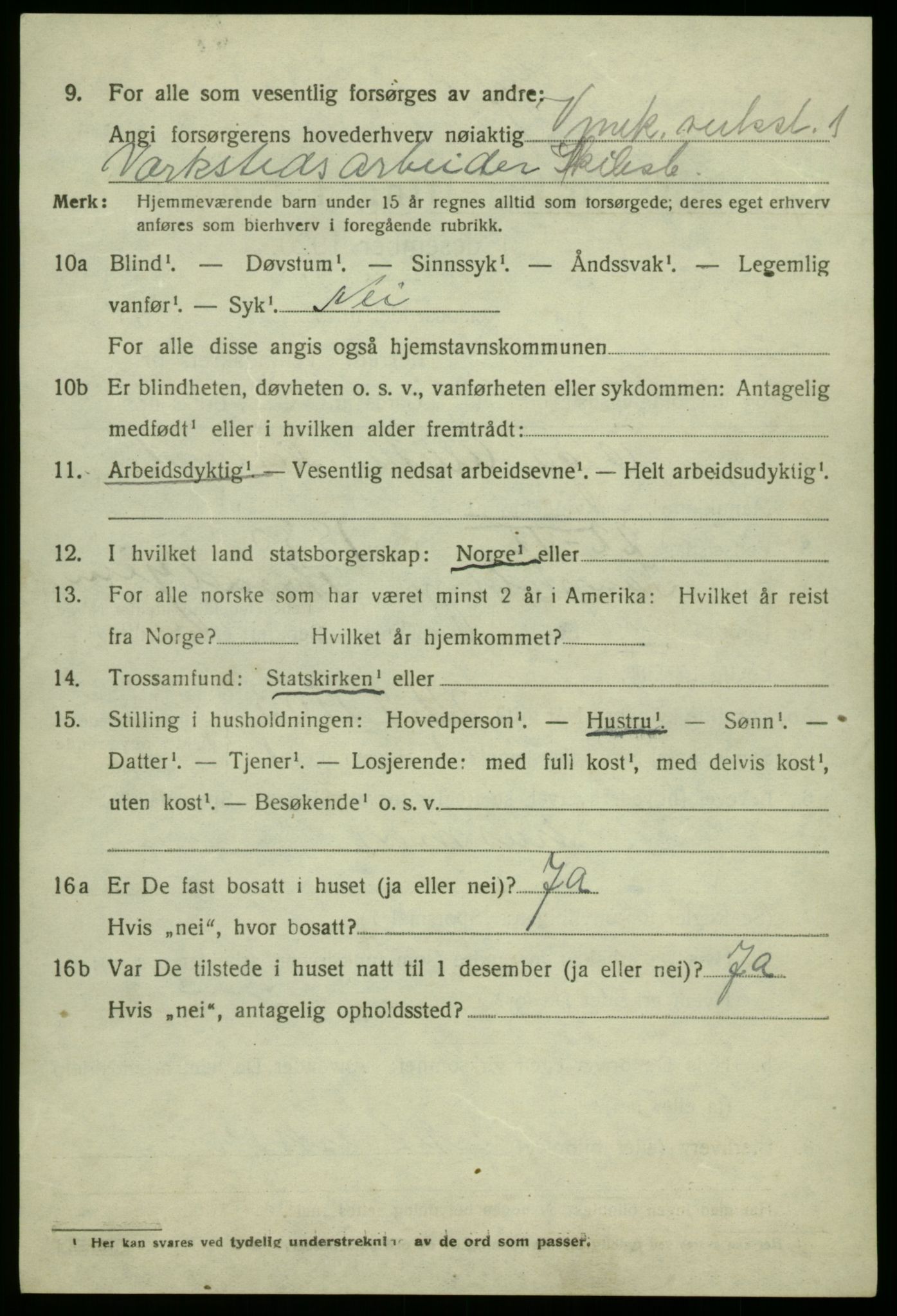 SAB, 1920 census for Laksevåg, 1920, p. 3789