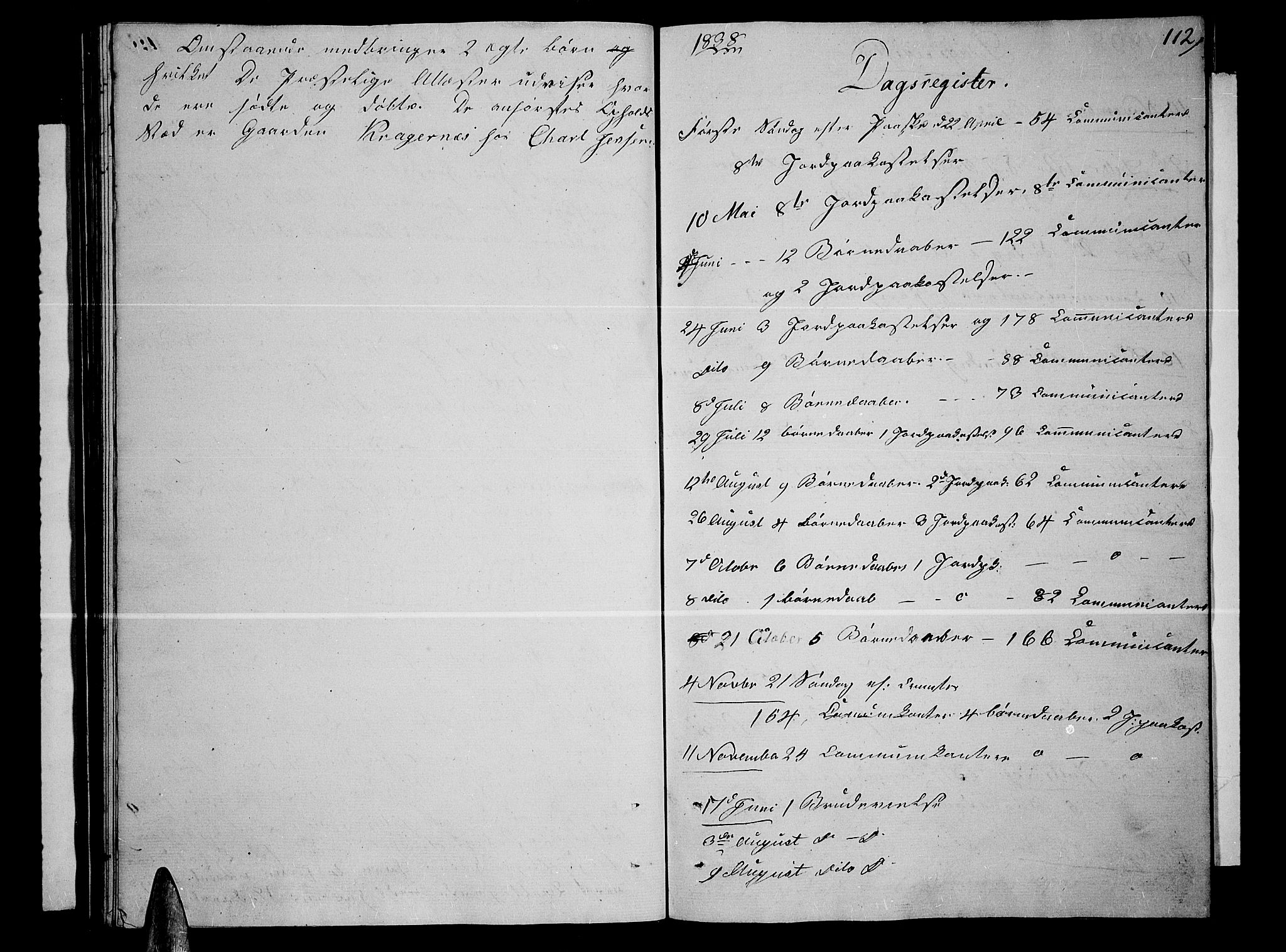 Lenvik sokneprestembete, SATØ/S-1310/H/Ha/Hab/L0002klokker: Parish register (copy) no. 2, 1838-1843, p. 112