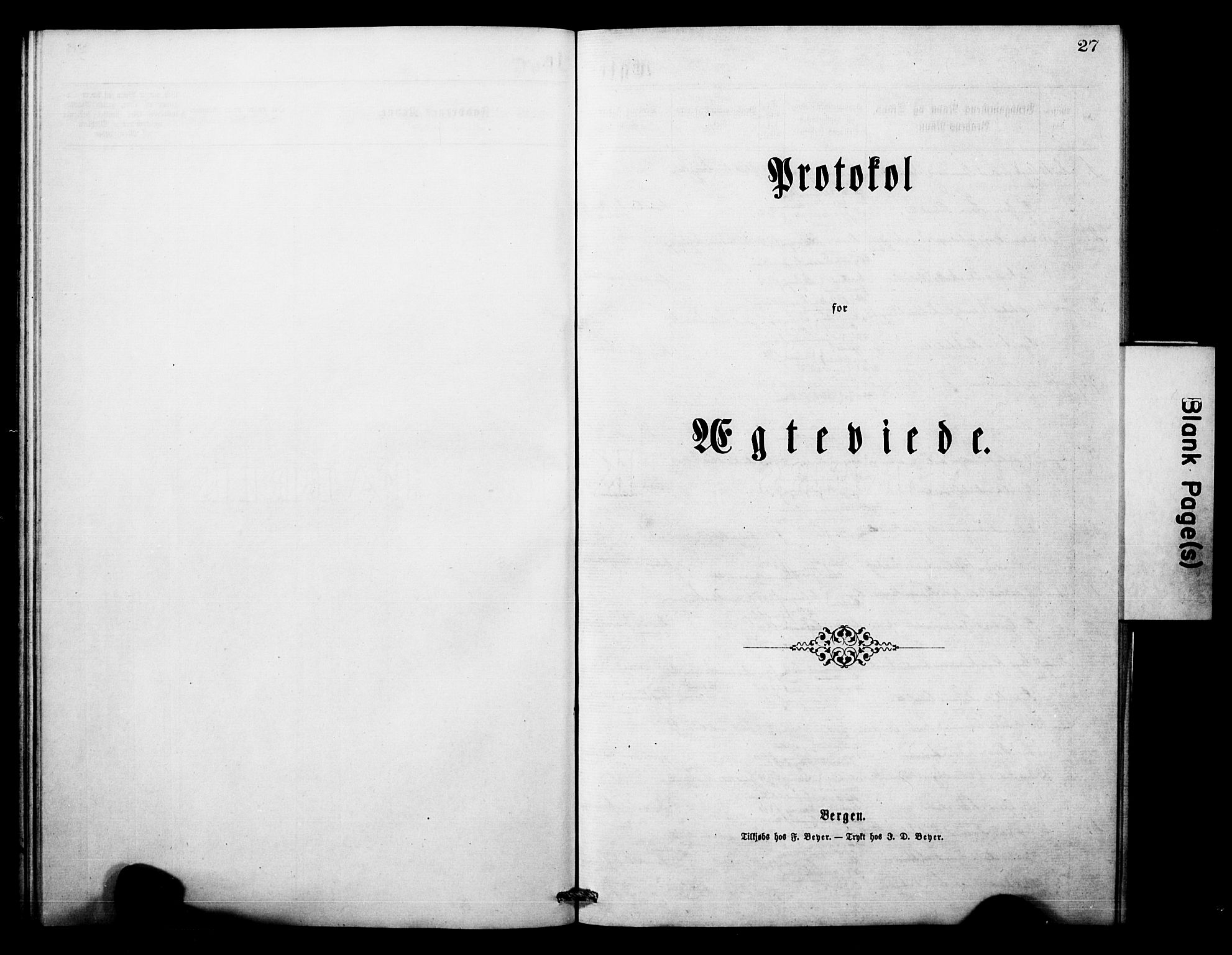 Askøy Sokneprestembete, AV/SAB-A-74101/H/Ha/Haa/Haae/L0001: Parish register (official) no. E 1, 1875-1877, p. 27