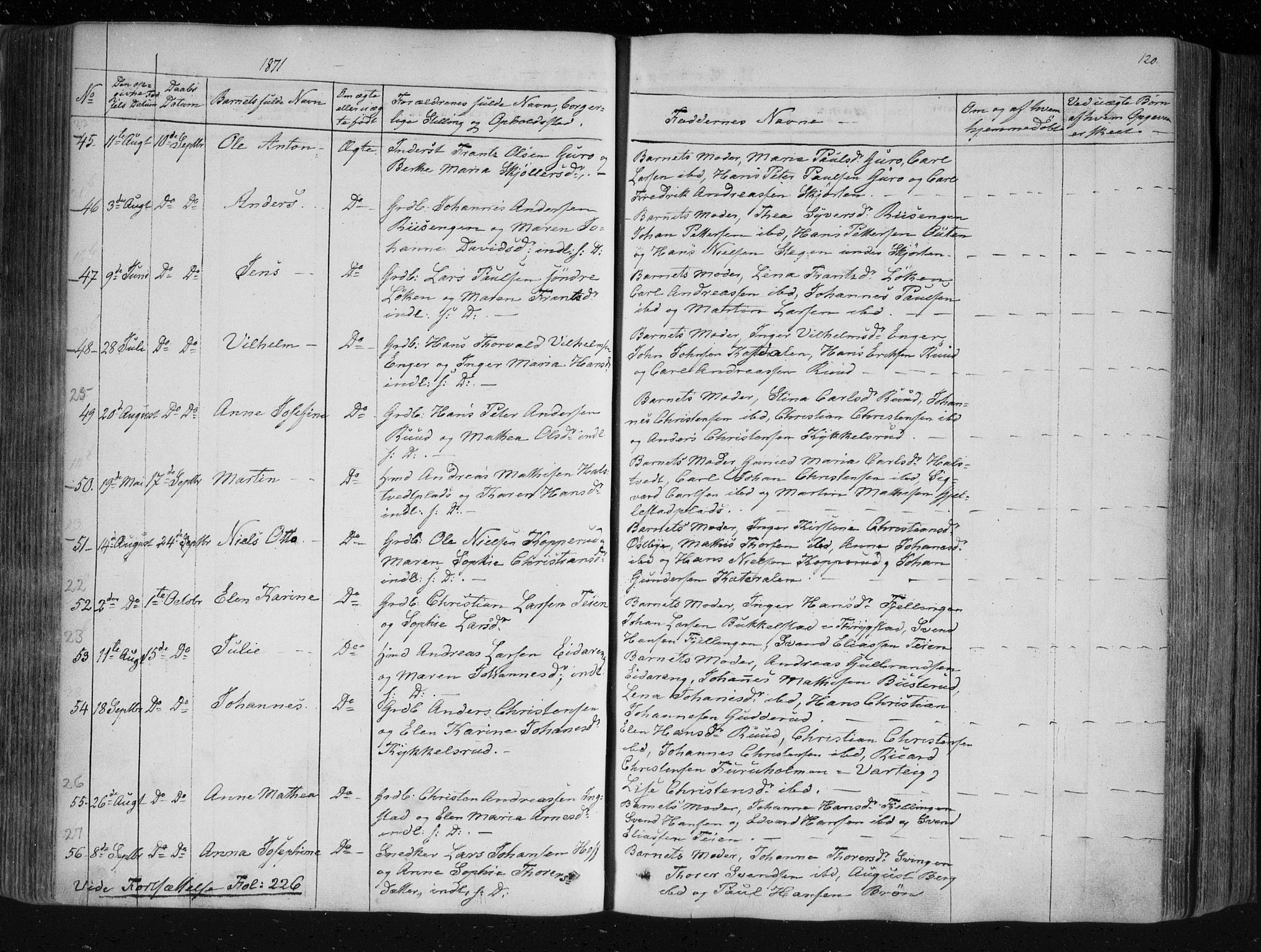 Askim prestekontor Kirkebøker, SAO/A-10900/F/Fa/L0005: Parish register (official) no. 5, 1847-1879, p. 120