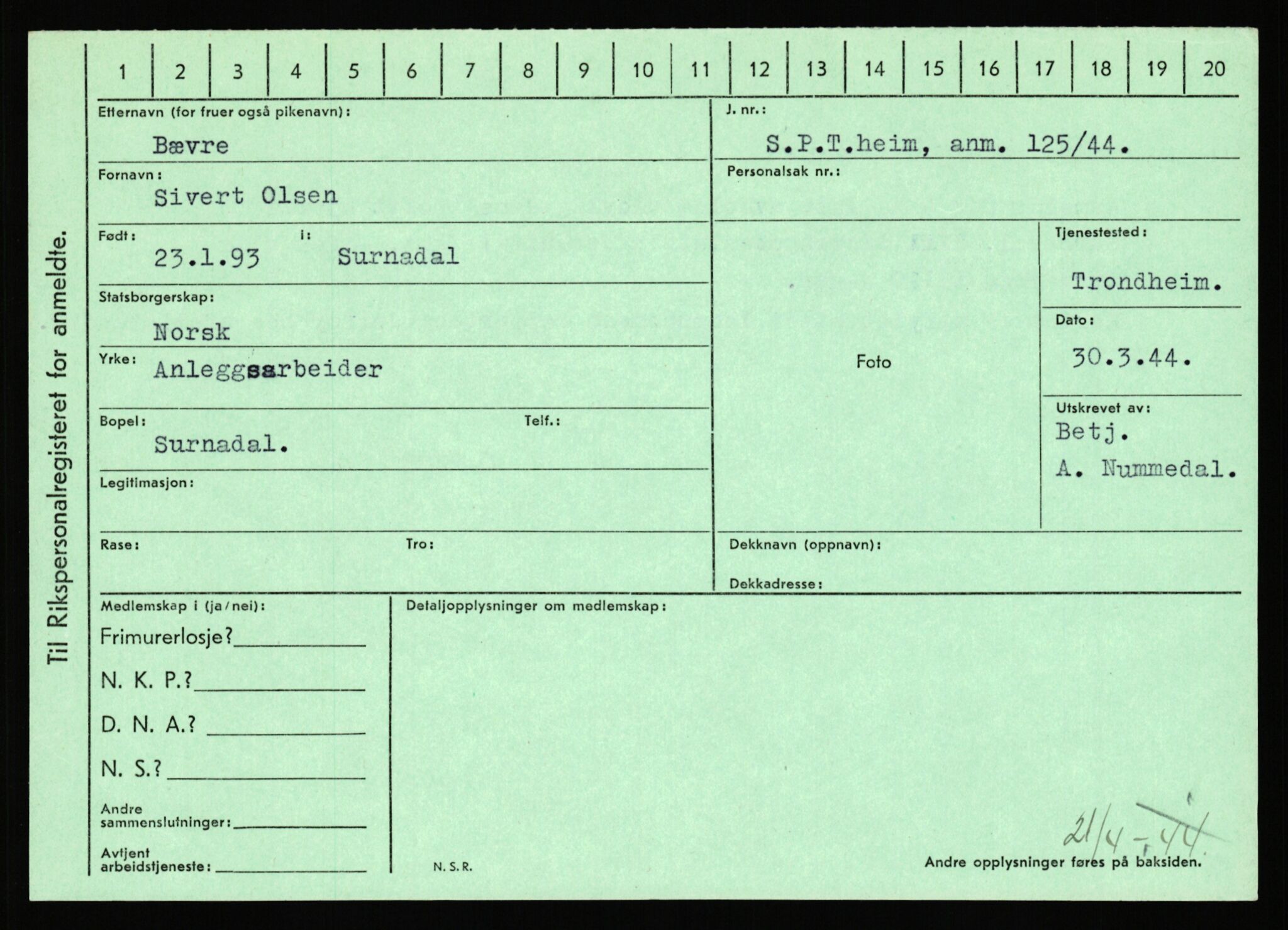 Statspolitiet - Hovedkontoret / Osloavdelingen, AV/RA-S-1329/C/Ca/L0003: Brechan - Eichinger	, 1943-1945, p. 1386