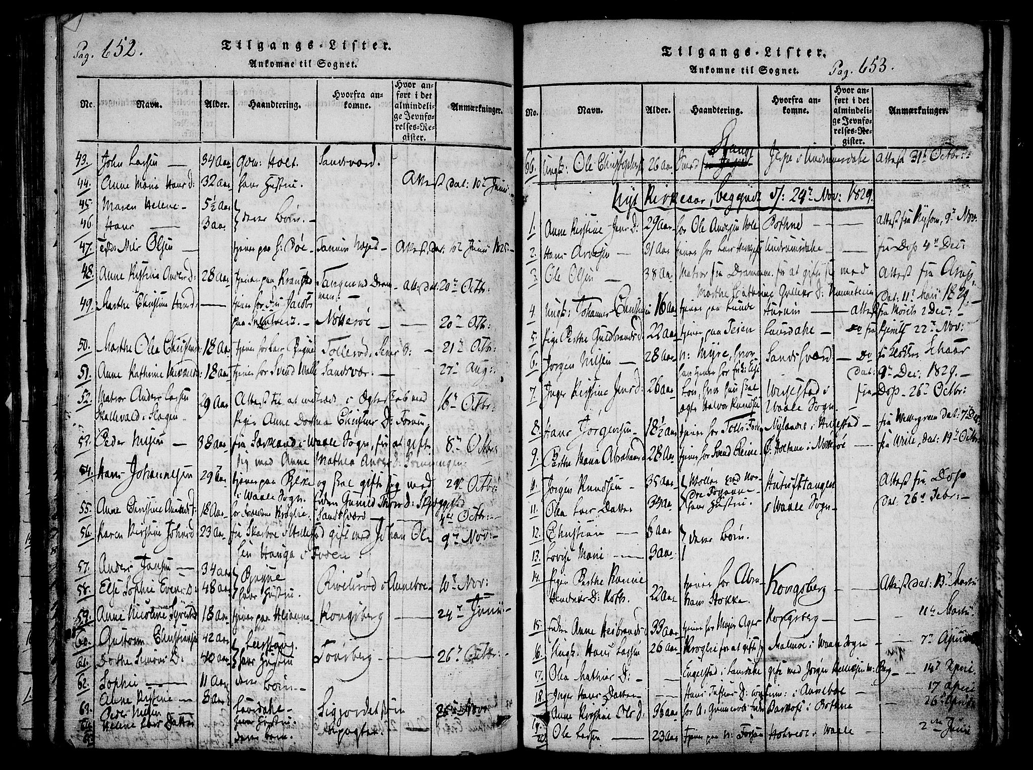 Ramnes kirkebøker, SAKO/A-314/F/Fa/L0004: Parish register (official) no. I 4, 1813-1840, p. 652-653