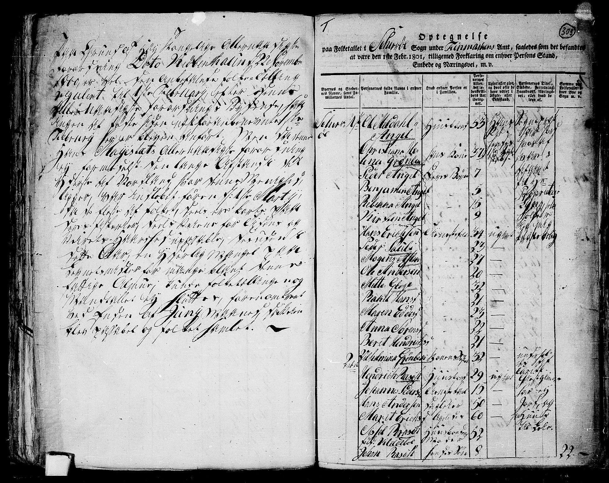 RA, 1801 census for 1941P Skjervøy, 1801, p. 302b-303a