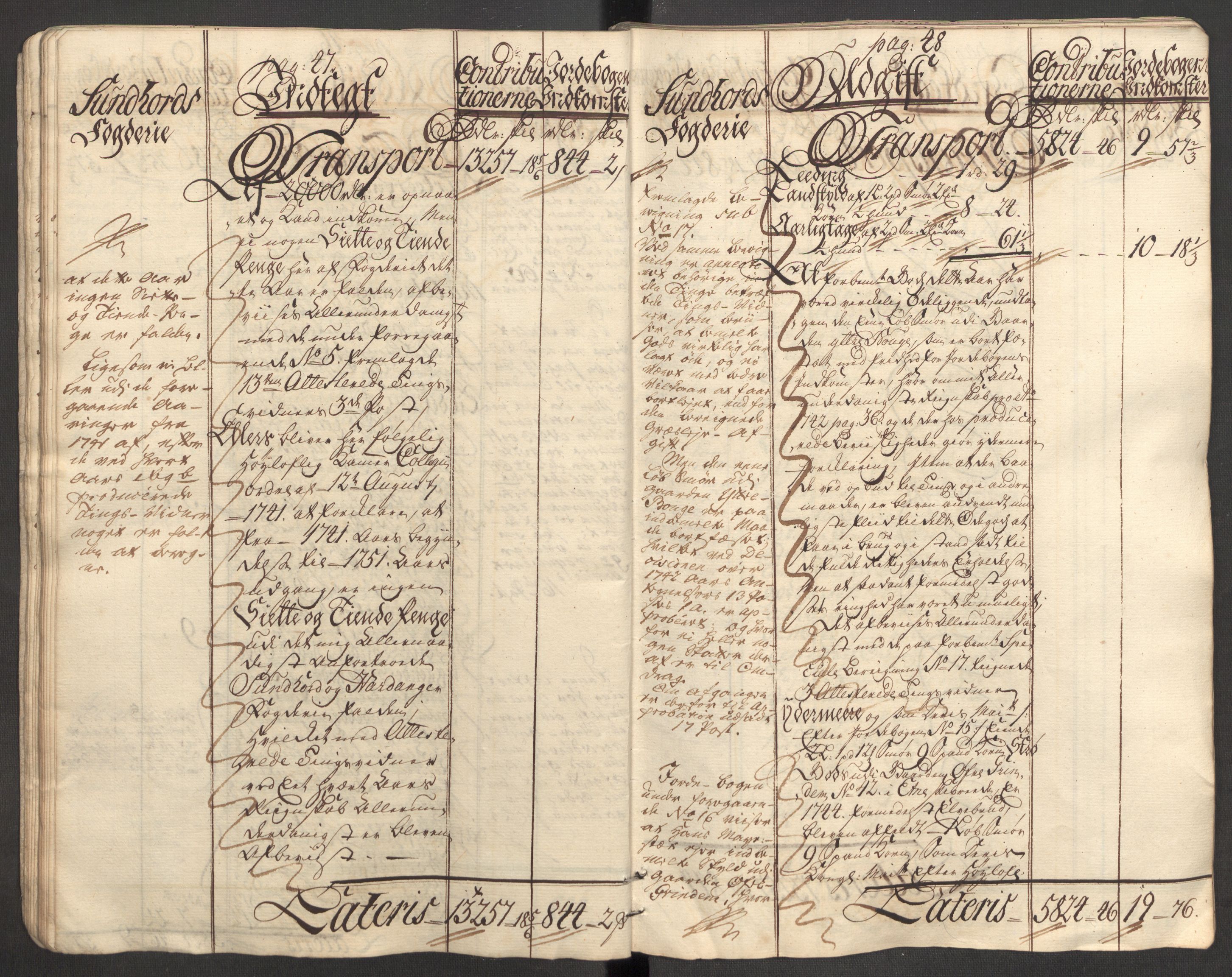 Rentekammeret inntil 1814, Reviderte regnskaper, Fogderegnskap, AV/RA-EA-4092/R48/L3056: Fogderegnskap Sunnhordland og Hardanger, 1751, p. 28