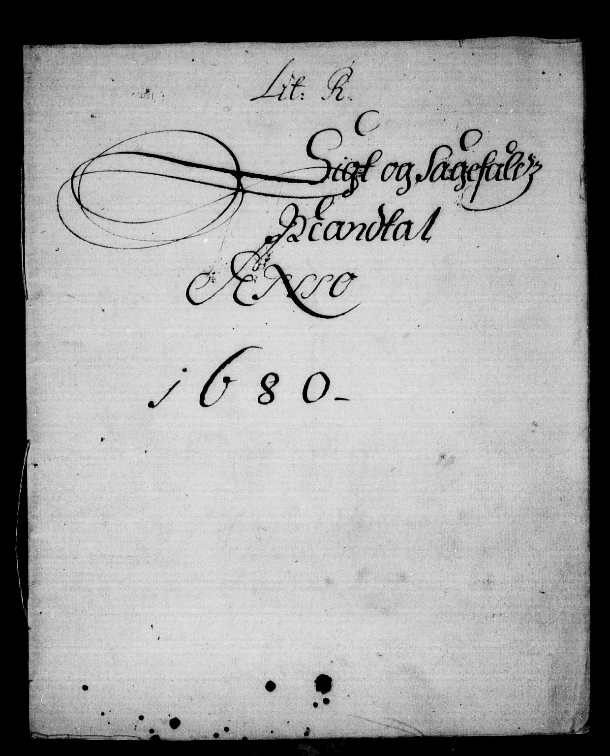 Rentekammeret inntil 1814, Reviderte regnskaper, Stiftamtstueregnskaper, Bergen stiftamt, RA/EA-6043/R/Rc/L0059: Bergen stiftamt, 1680