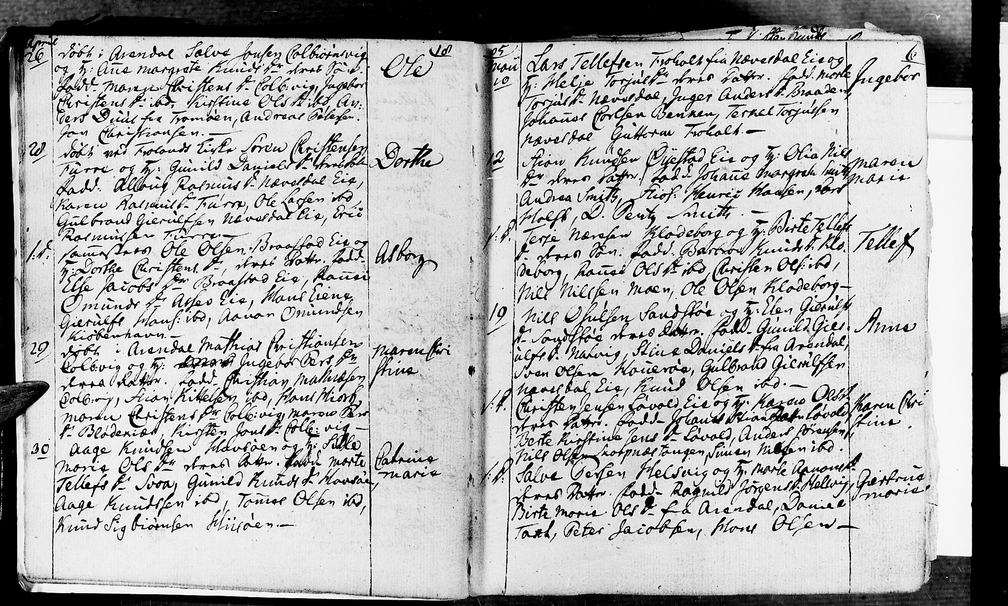 Øyestad sokneprestkontor, AV/SAK-1111-0049/F/Fa/L0011: Parish register (official) no. A 11, 1805-1824, p. 6