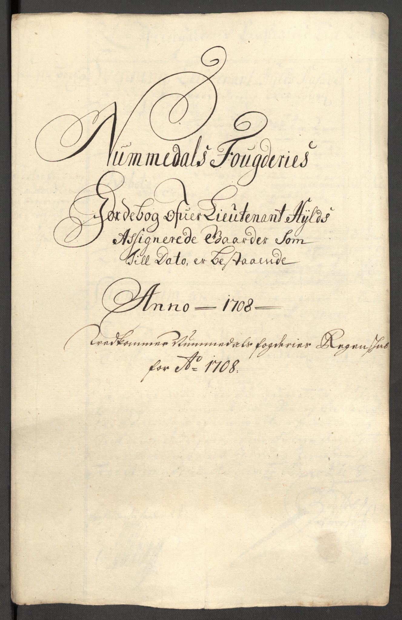 Rentekammeret inntil 1814, Reviderte regnskaper, Fogderegnskap, AV/RA-EA-4092/R64/L4430: Fogderegnskap Namdal, 1707-1708, p. 371