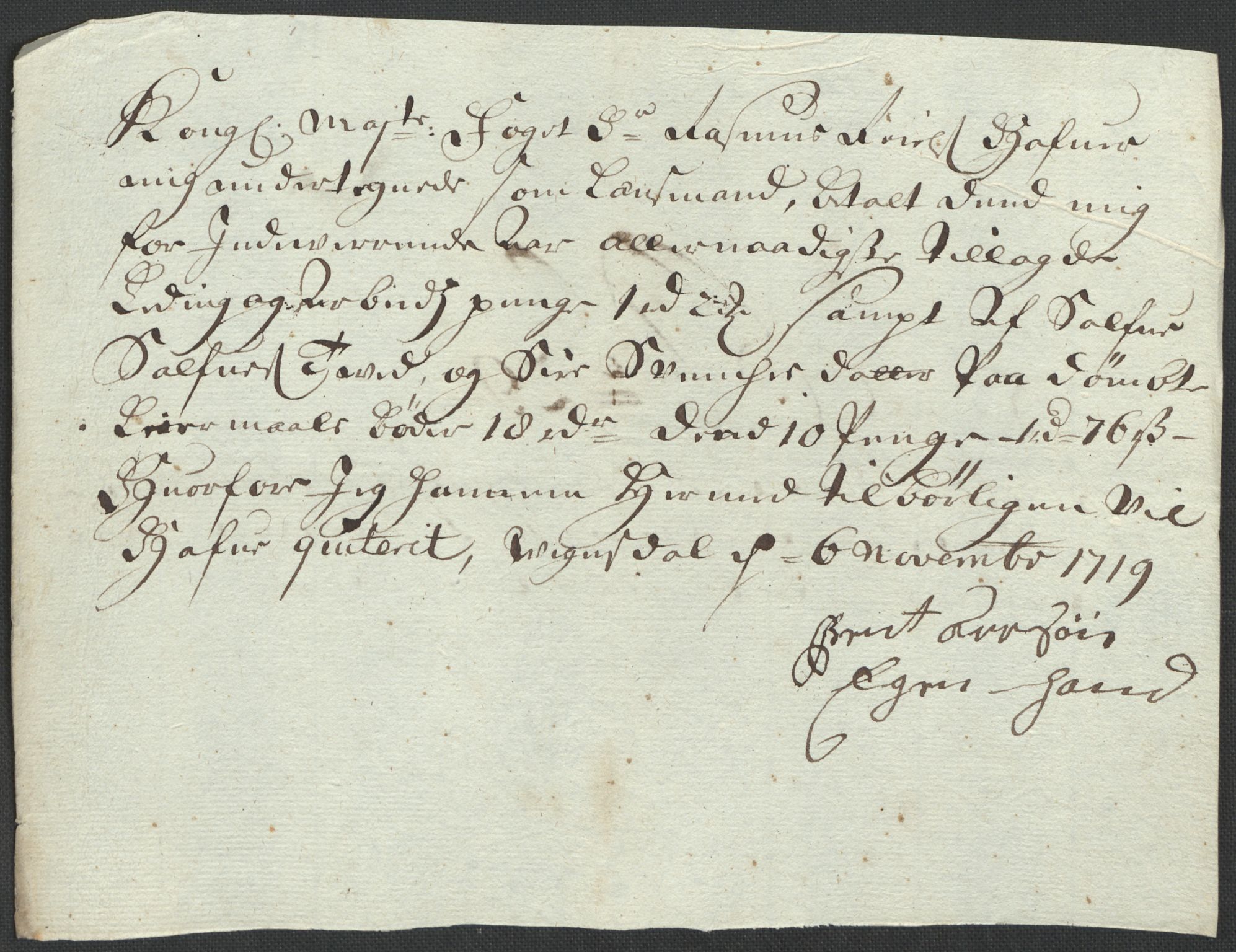 Rentekammeret inntil 1814, Reviderte regnskaper, Fogderegnskap, AV/RA-EA-4092/R40/L2453: Fogderegnskap Råbyggelag, 1718-1719, p. 399