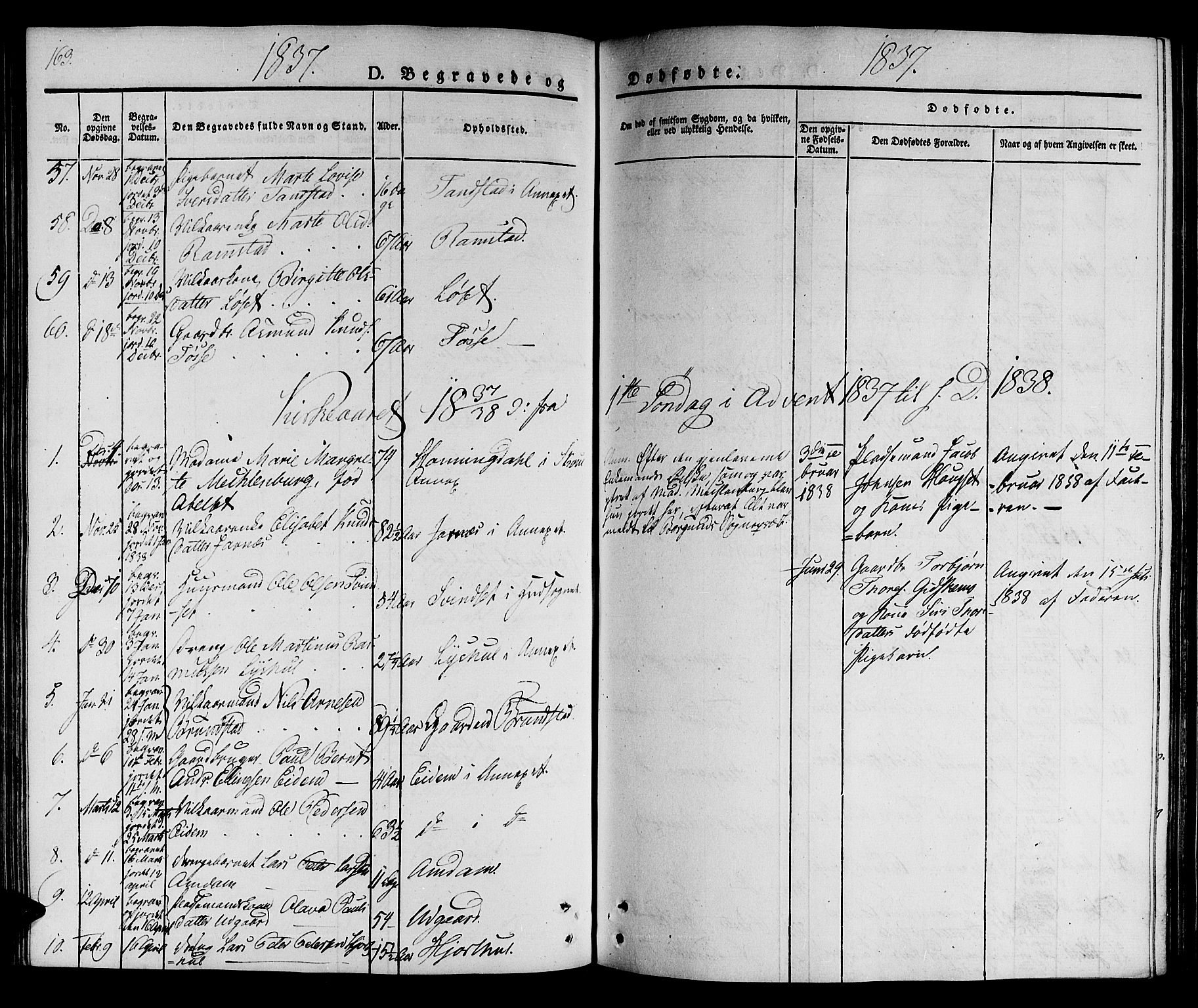 Ministerialprotokoller, klokkerbøker og fødselsregistre - Møre og Romsdal, SAT/A-1454/522/L0311: Parish register (official) no. 522A06, 1832-1842, p. 163