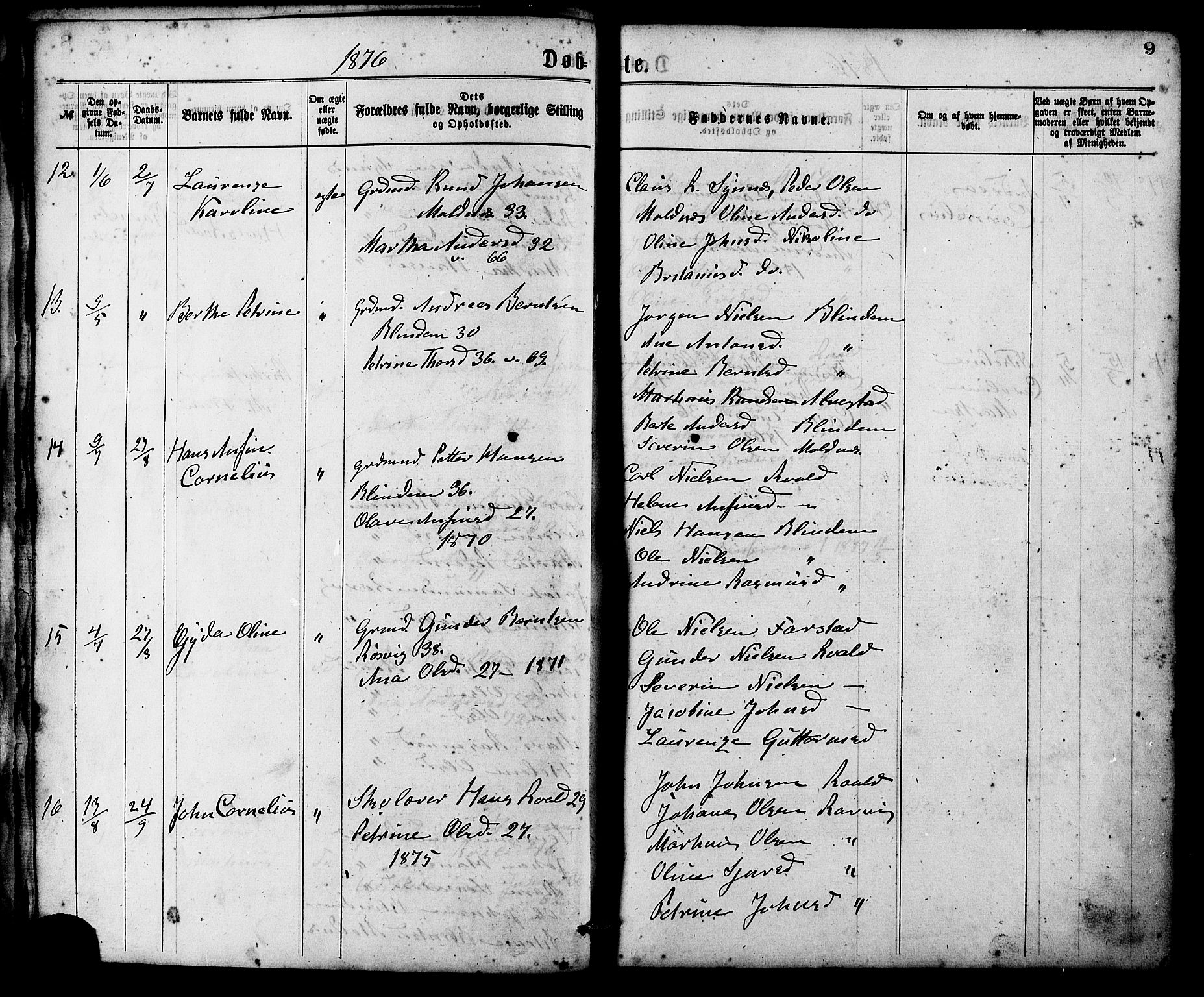Ministerialprotokoller, klokkerbøker og fødselsregistre - Møre og Romsdal, AV/SAT-A-1454/537/L0519: Parish register (official) no. 537A03, 1876-1889, p. 9