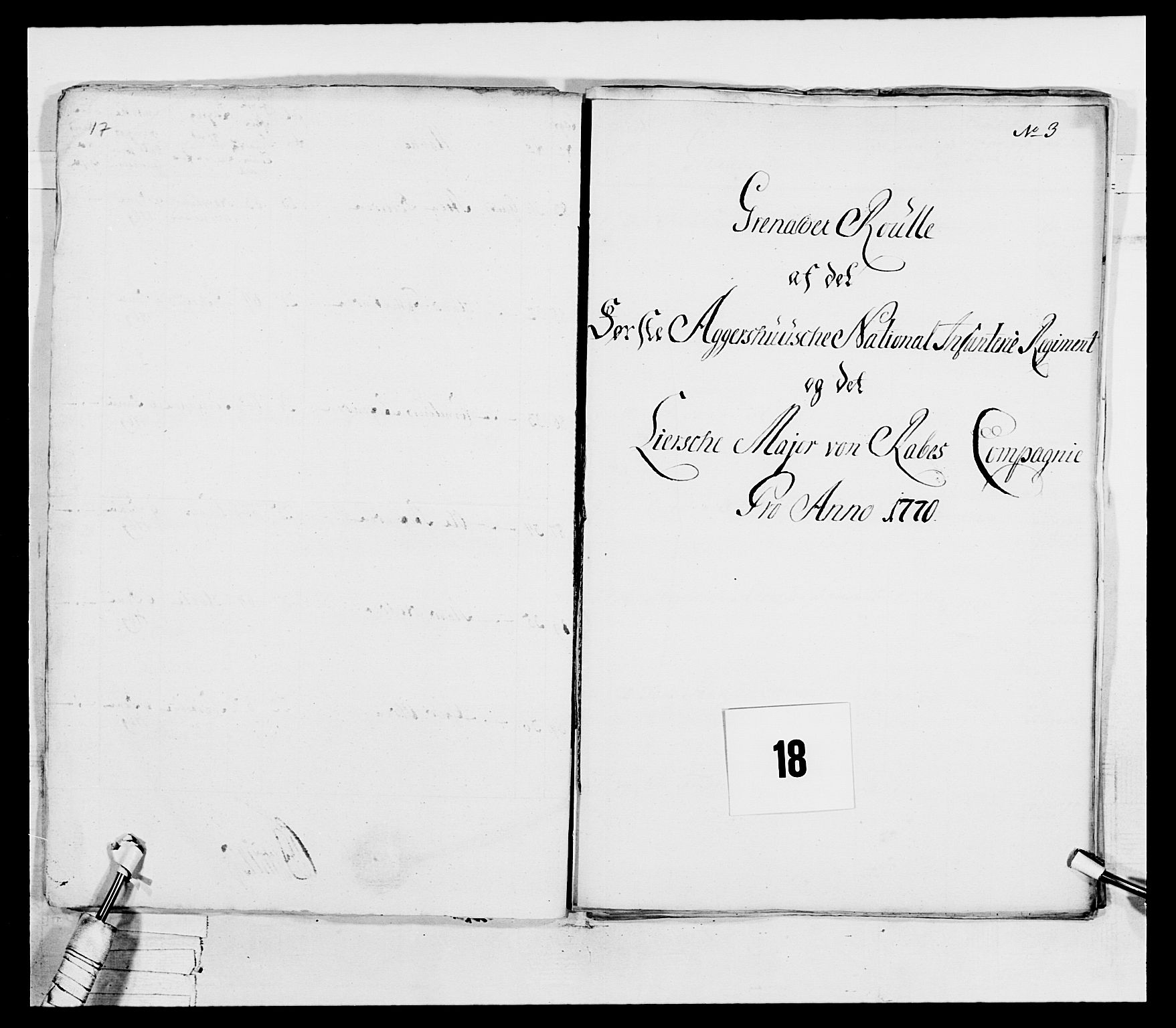 Generalitets- og kommissariatskollegiet, Det kongelige norske kommissariatskollegium, AV/RA-EA-5420/E/Eh/L0037: 1. Akershusiske nasjonale infanteriregiment, 1767-1773, p. 66