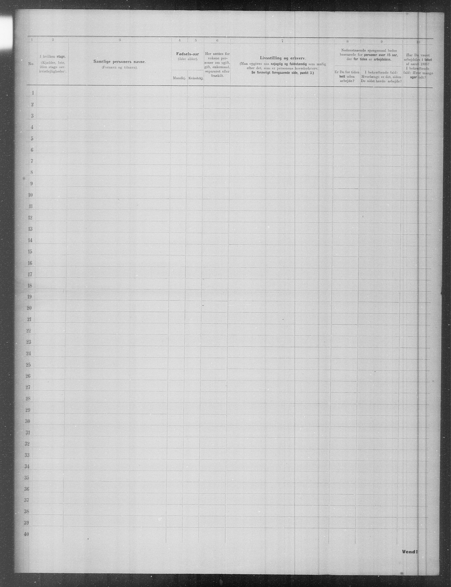 OBA, Municipal Census 1903 for Kristiania, 1903, p. 4828