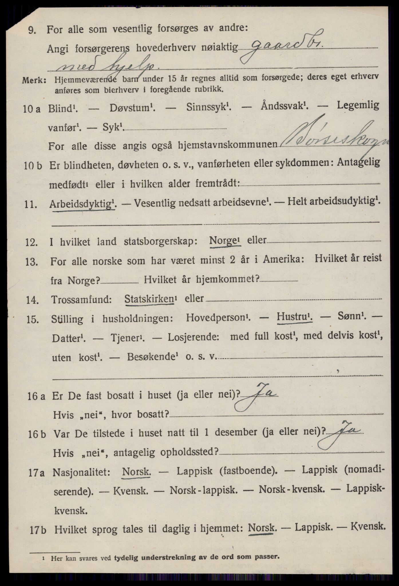 SAT, 1920 census for Børseskogn, 1920, p. 451