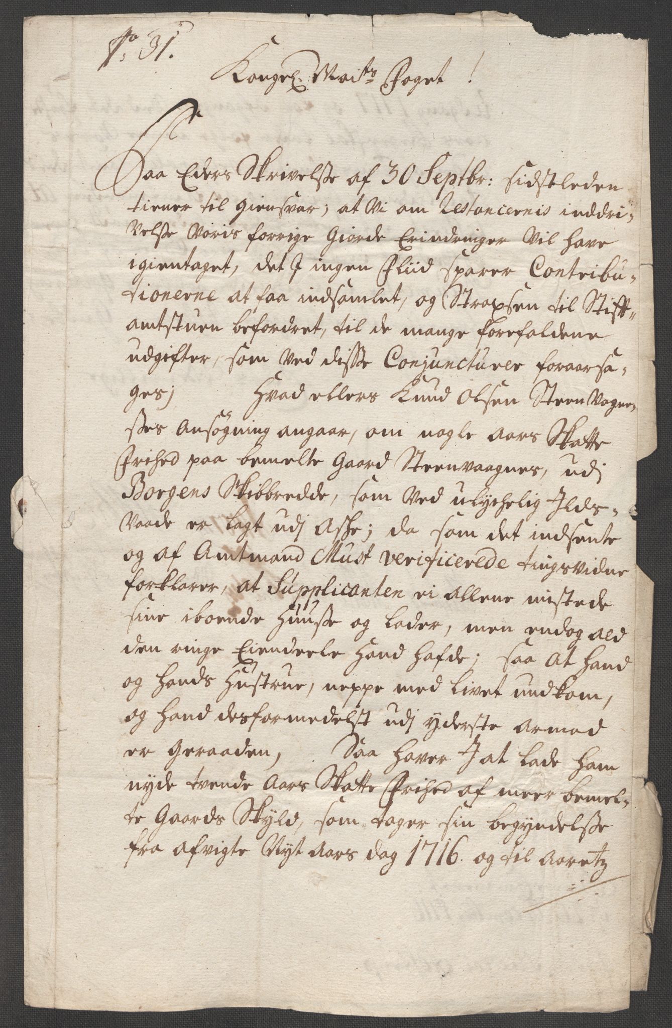 Rentekammeret inntil 1814, Reviderte regnskaper, Fogderegnskap, AV/RA-EA-4092/R54/L3568: Fogderegnskap Sunnmøre, 1716, p. 176