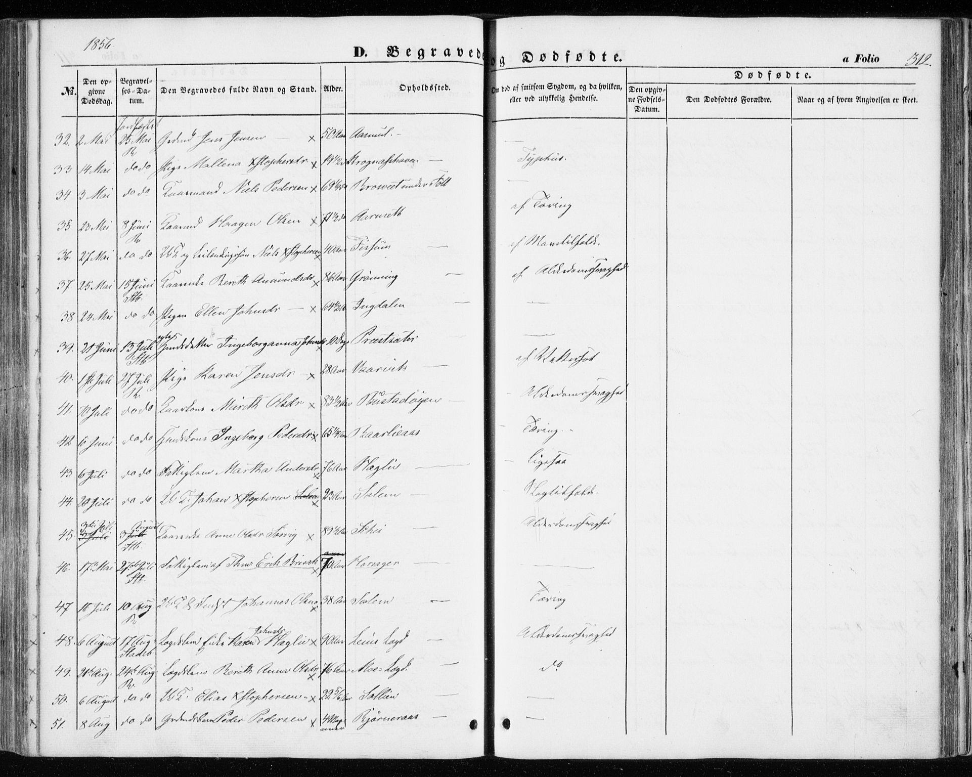 Ministerialprotokoller, klokkerbøker og fødselsregistre - Sør-Trøndelag, SAT/A-1456/646/L0611: Parish register (official) no. 646A09, 1848-1857, p. 312