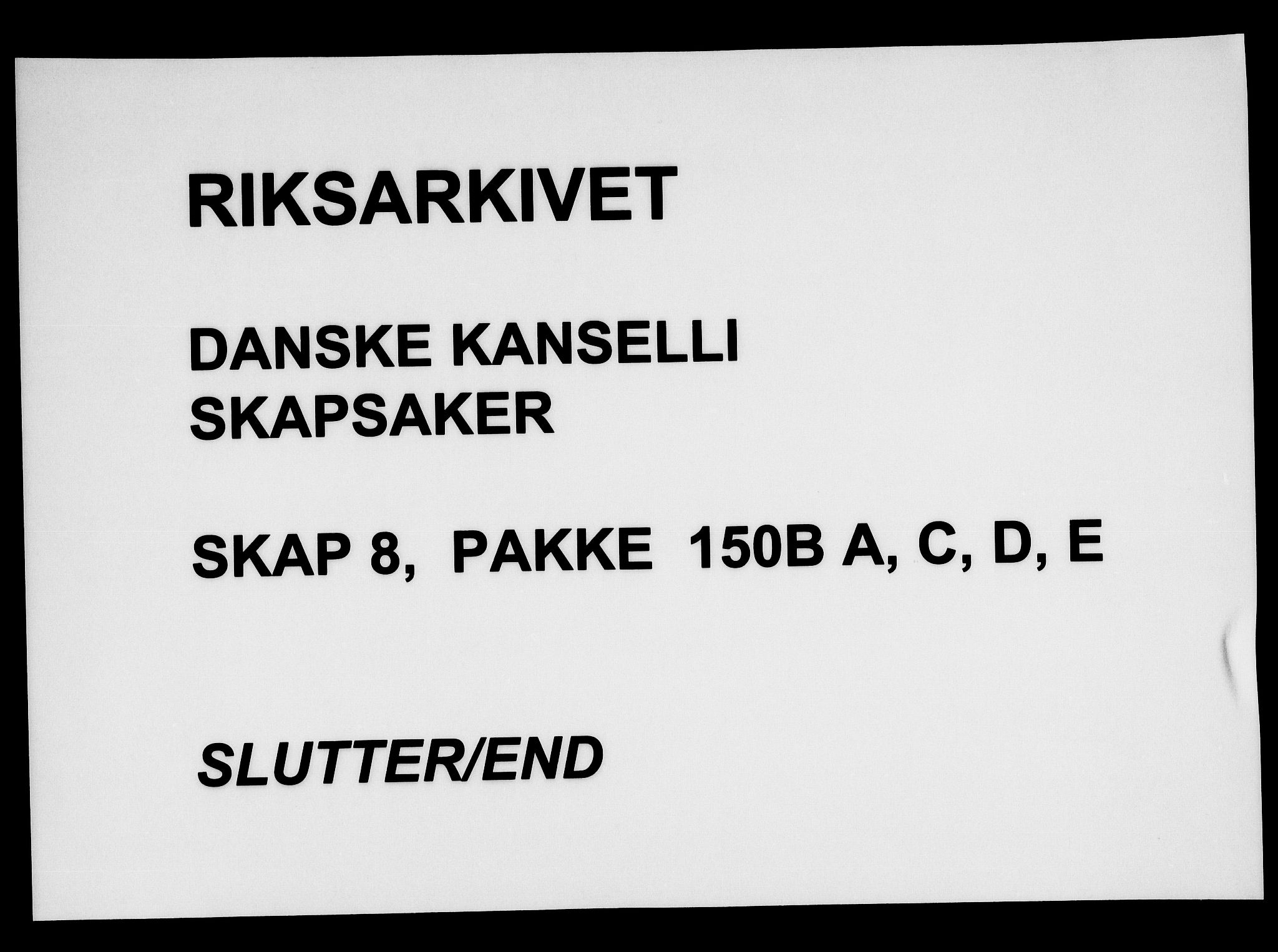 Danske Kanselli, Skapsaker, AV/RA-EA-4061/F/L0009: Skap 8, pakke 150B, litra A-AA, 1644-1651, p. 146