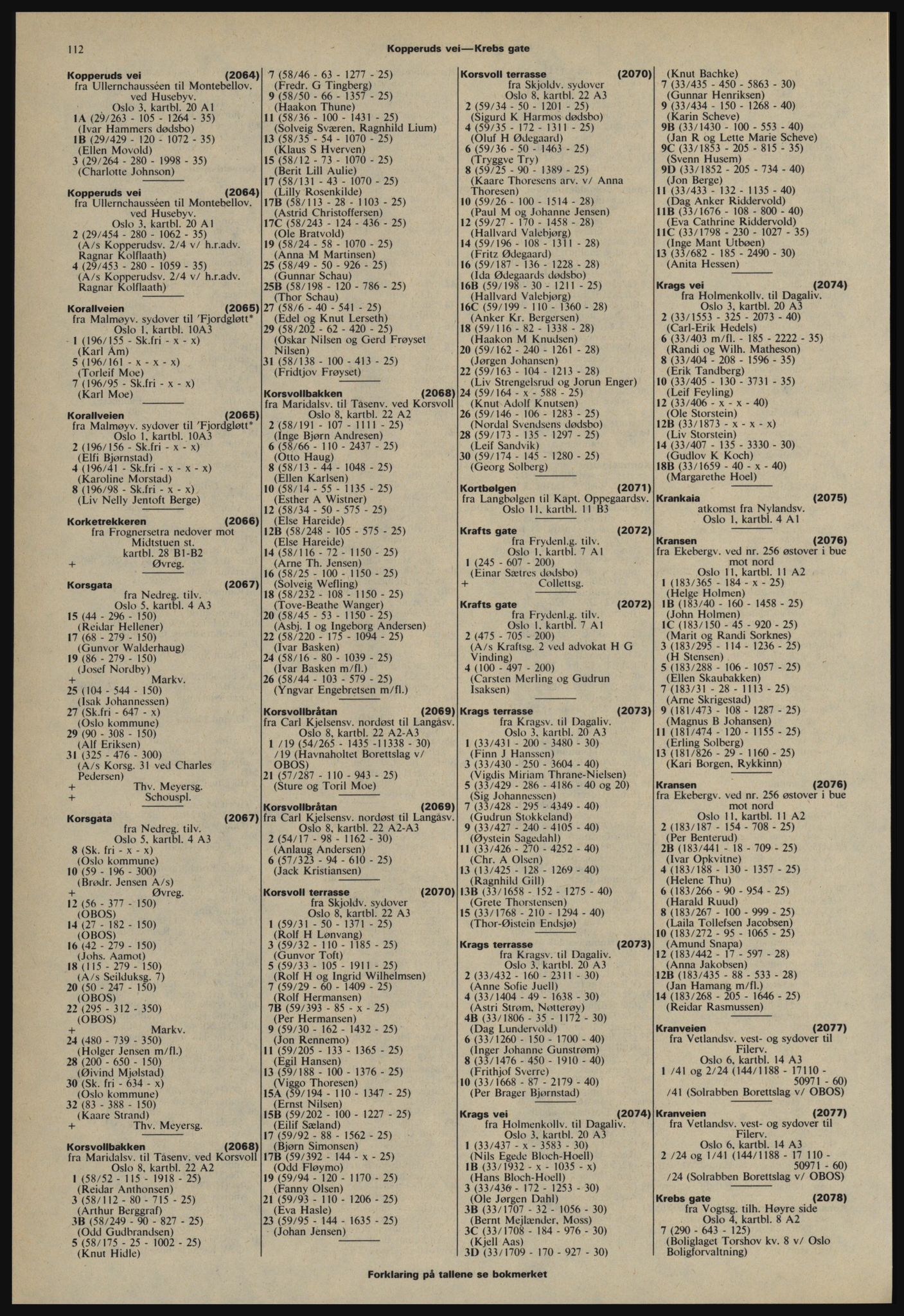 Kristiania/Oslo adressebok, PUBL/-, 1978-1979, p. 112