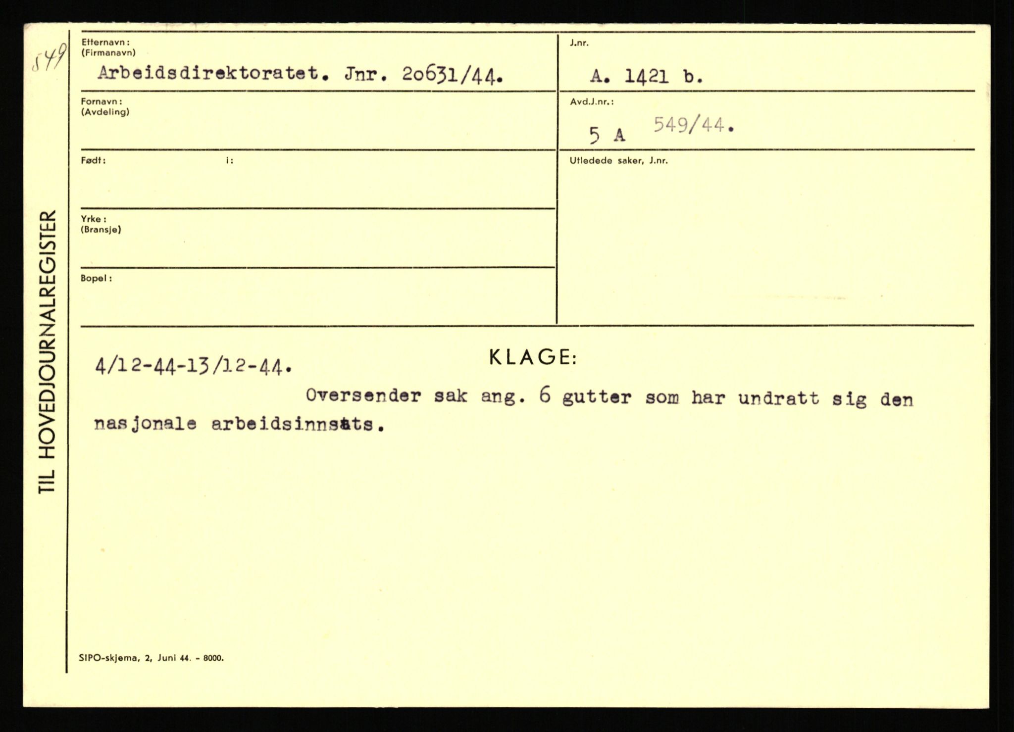 Statspolitiet - Hovedkontoret / Osloavdelingen, AV/RA-S-1329/C/Ca/L0001: Aabakken - Armann, 1943-1945, p. 4776