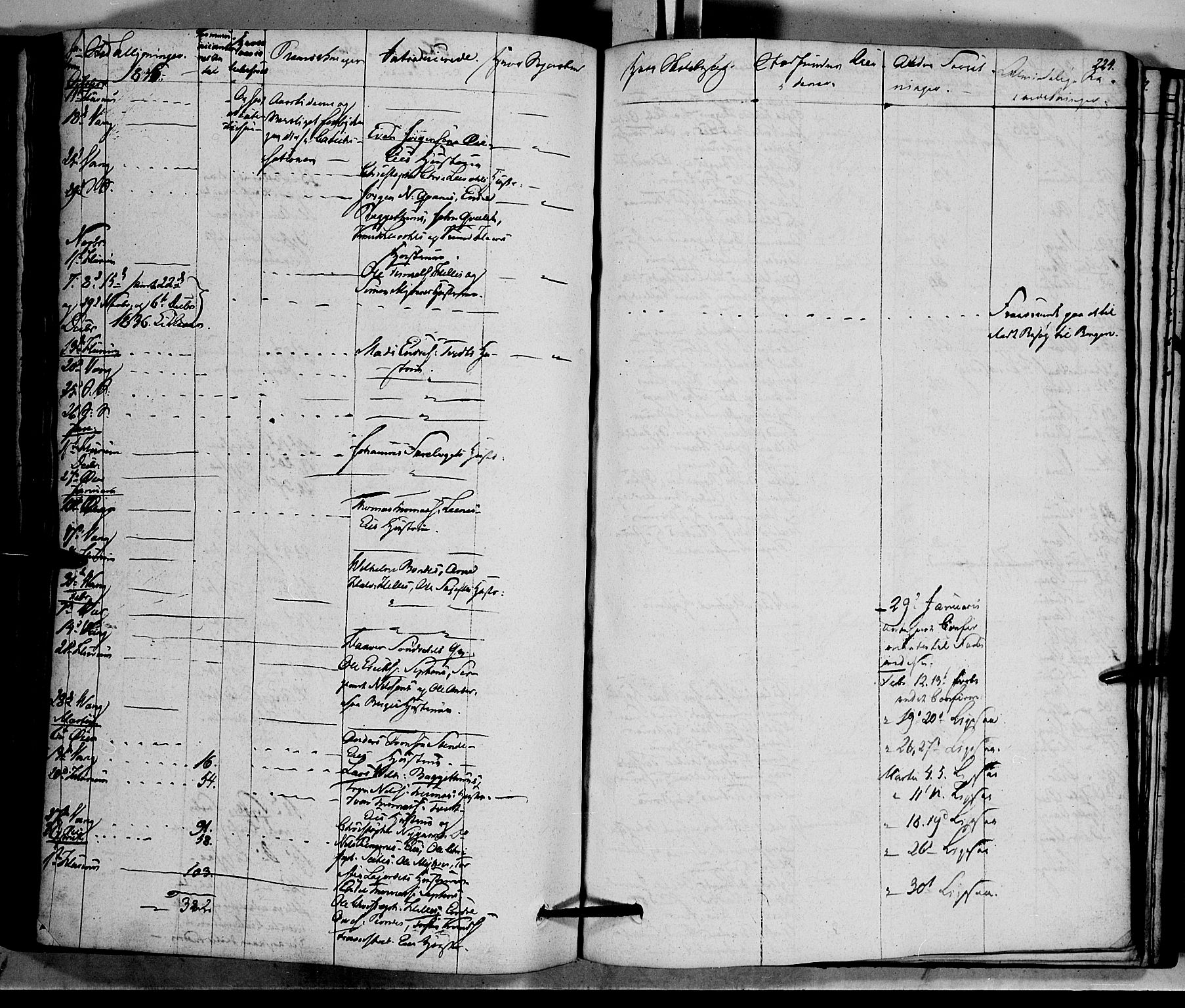 Vang prestekontor, Valdres, SAH/PREST-140/H/Ha/L0005: Parish register (official) no. 5, 1831-1845, p. 224