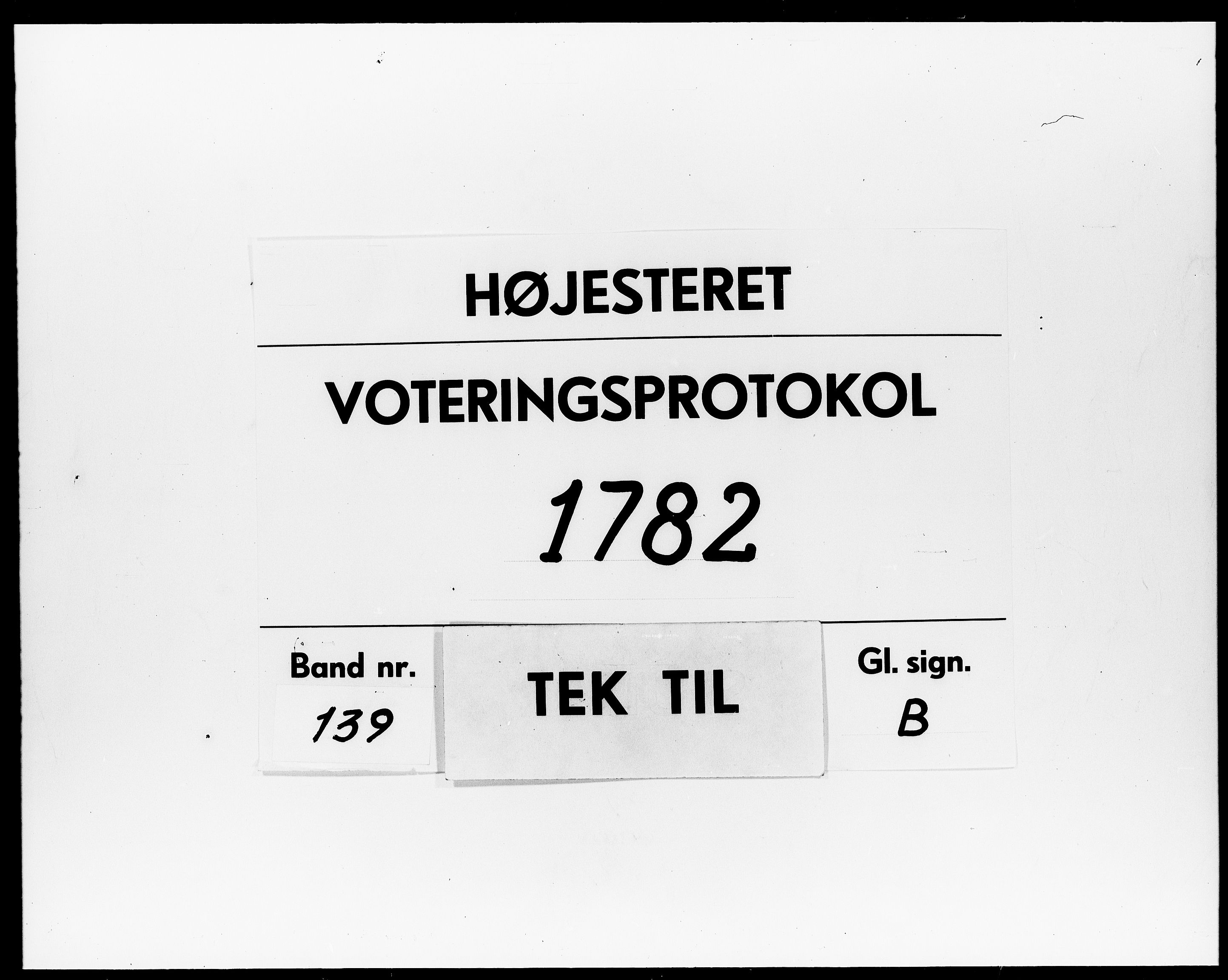 Højesteret, DRA/A-0009, 1782