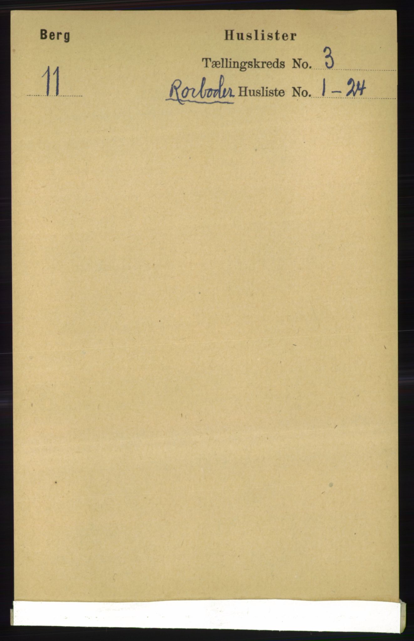 RA, 1891 census for 1929 Berg, 1891, p. 1322