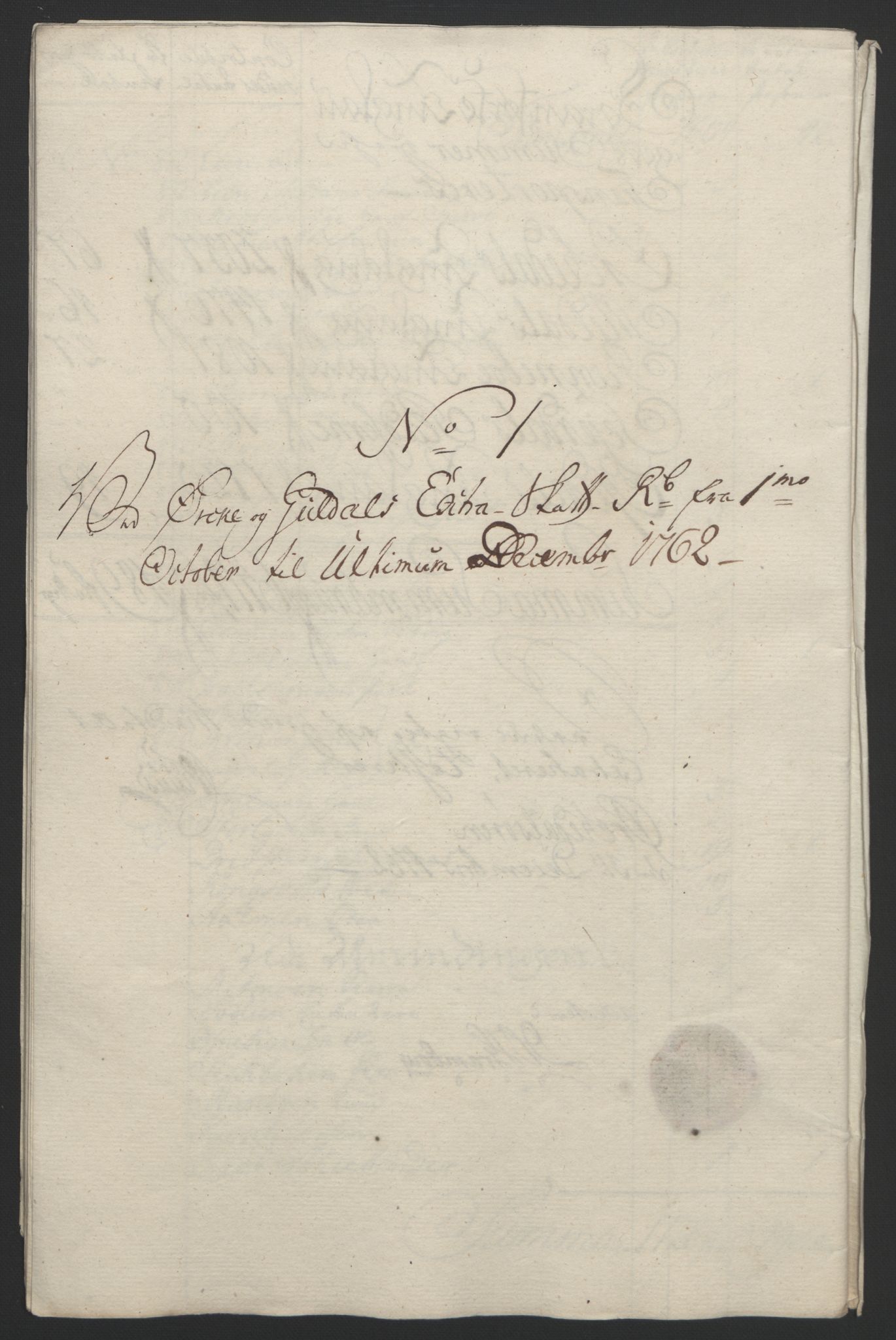 Rentekammeret inntil 1814, Reviderte regnskaper, Fogderegnskap, RA/EA-4092/R60/L4094: Ekstraskatten Orkdal og Gauldal, 1762-1765, p. 36