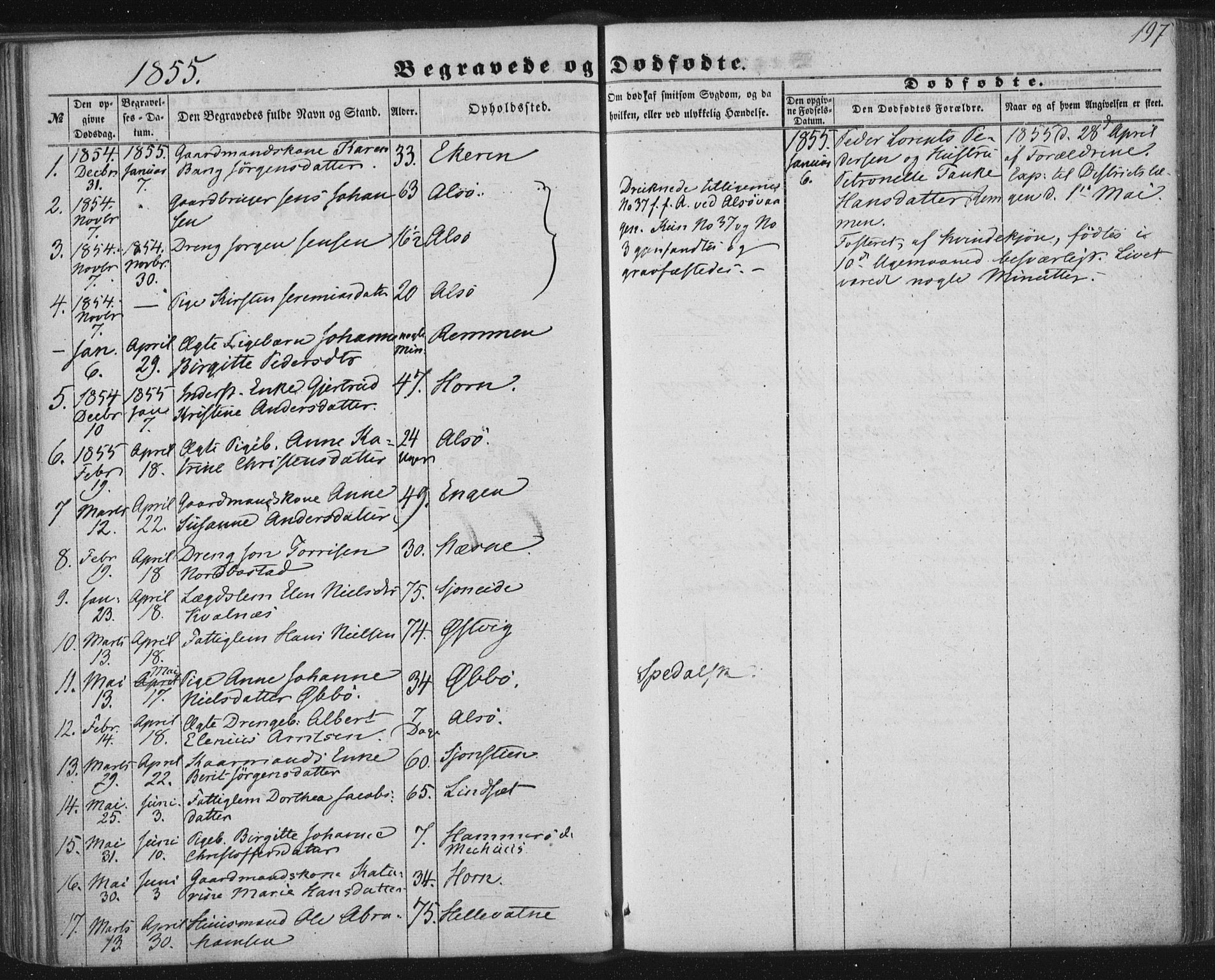 Ministerialprotokoller, klokkerbøker og fødselsregistre - Nordland, AV/SAT-A-1459/838/L0550: Parish register (official) no. 838A08, 1855-1865, p. 197
