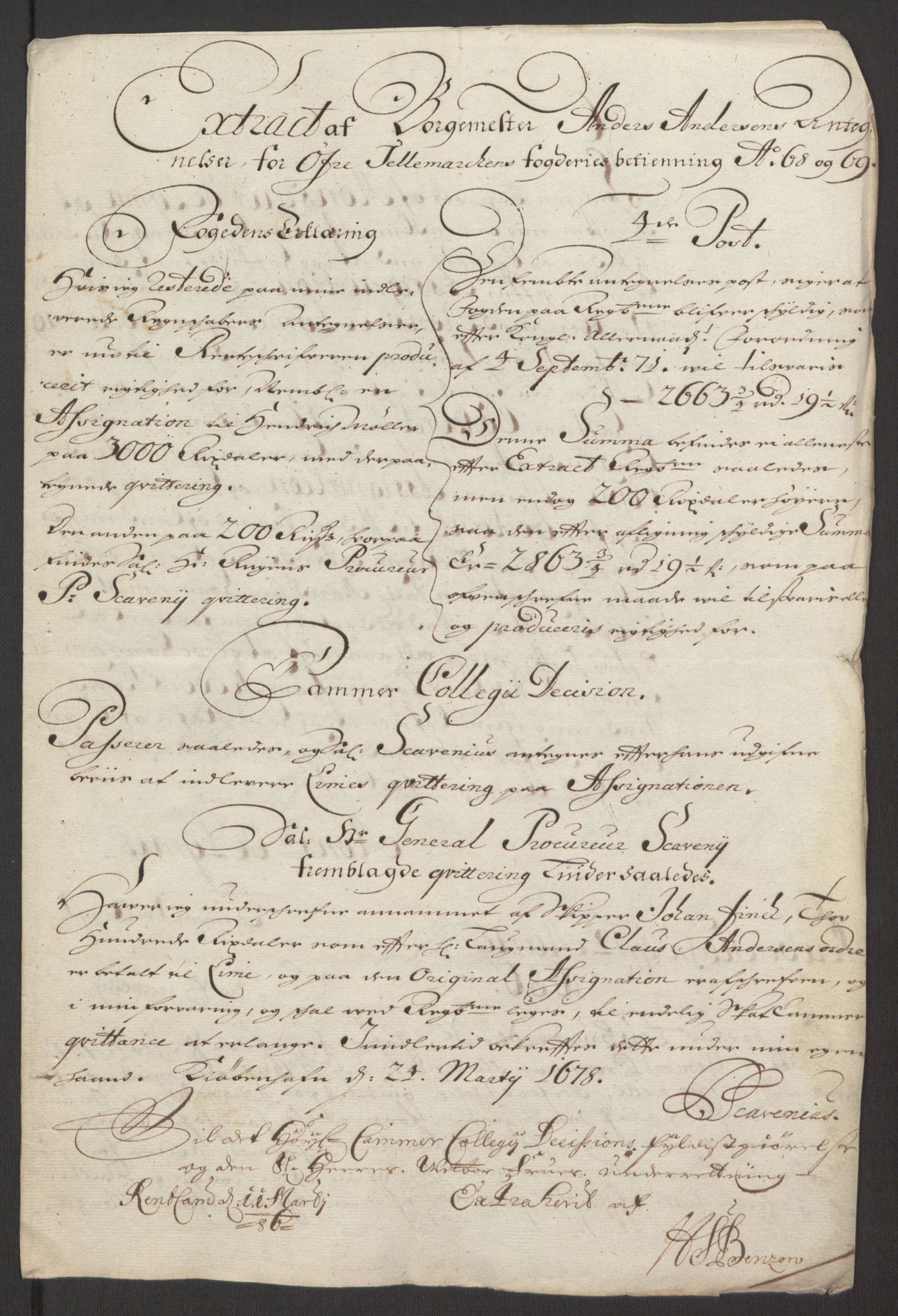 Rentekammeret inntil 1814, Reviderte regnskaper, Fogderegnskap, AV/RA-EA-4092/R35/L2059: Fogderegnskap Øvre og Nedre Telemark, 1668-1670, p. 71